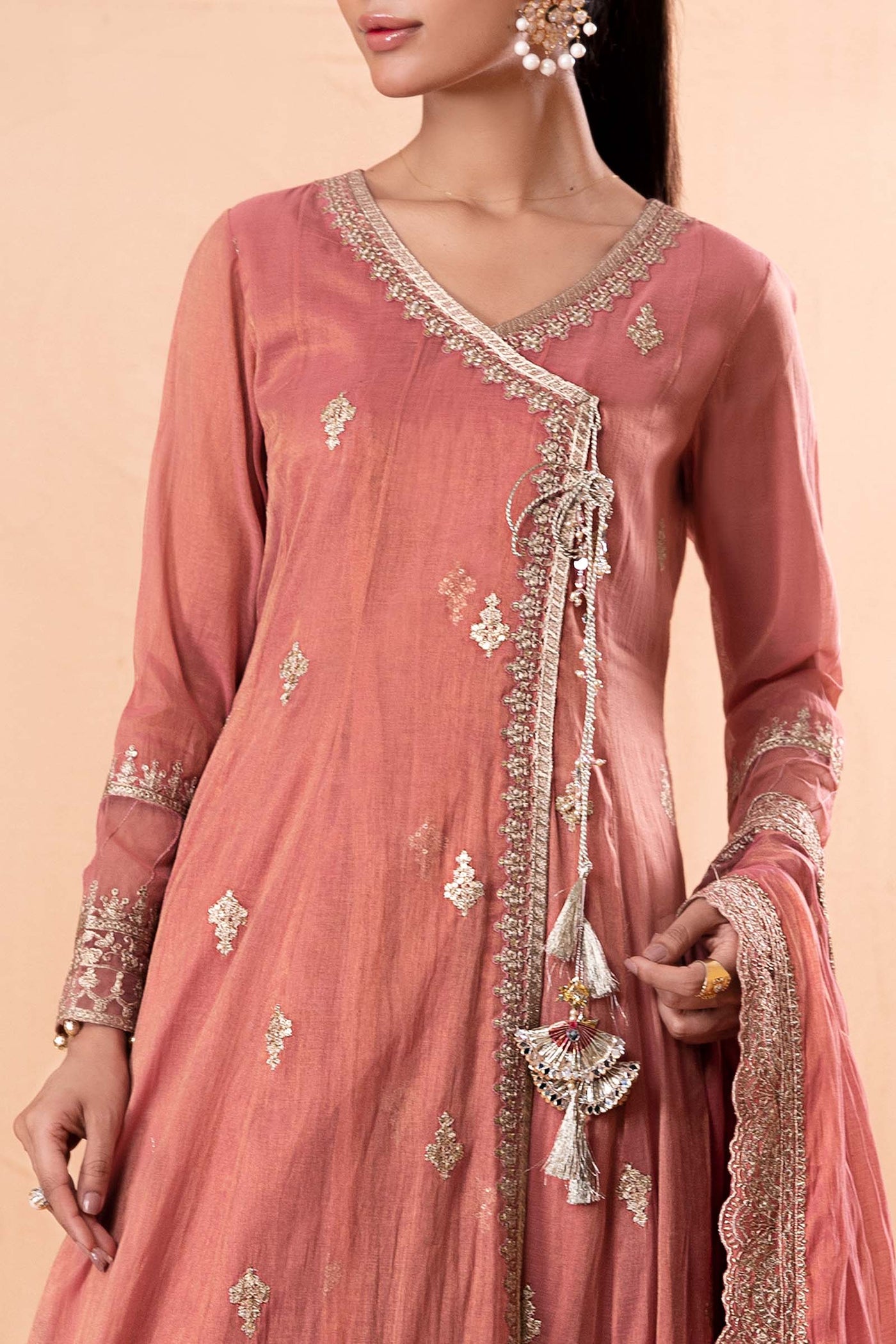 3 Piece Embroidered Cotton Masoori Suit