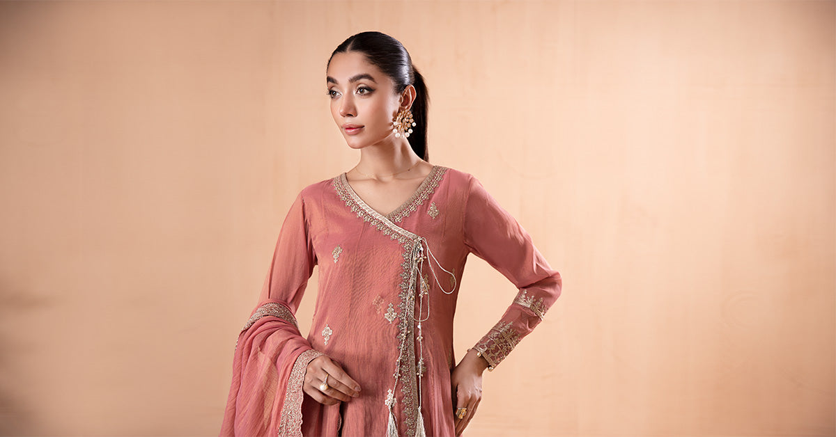 3 Piece Embroidered Cotton Masoori Suit