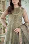 3 Piece Printed Cotton Net Suit