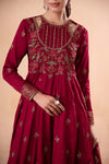 3 Piece Embroidered Jacquard Lawn Suit