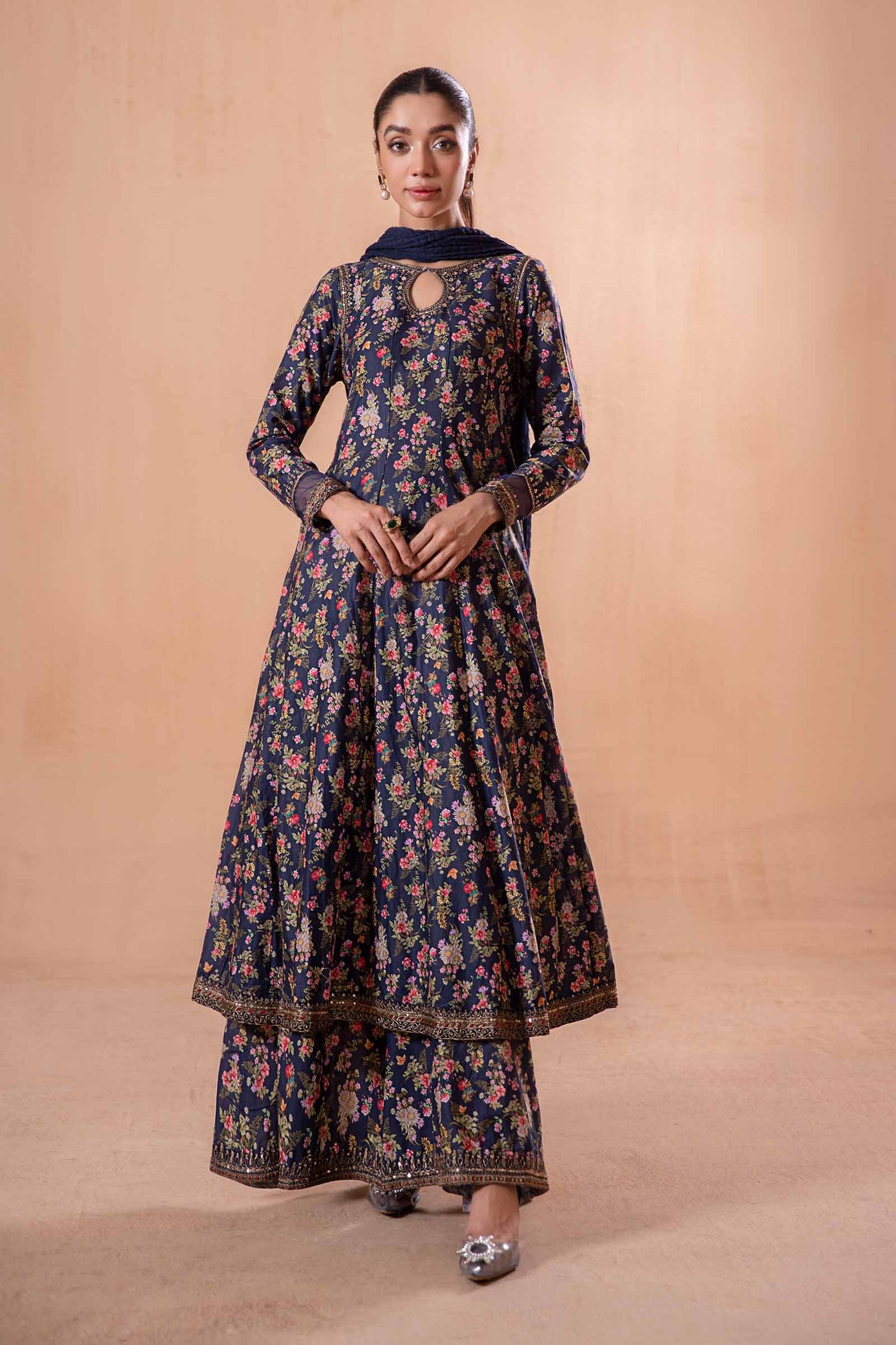 3 PIECE PRINTED LAWN SUIT | DW-EA24-81