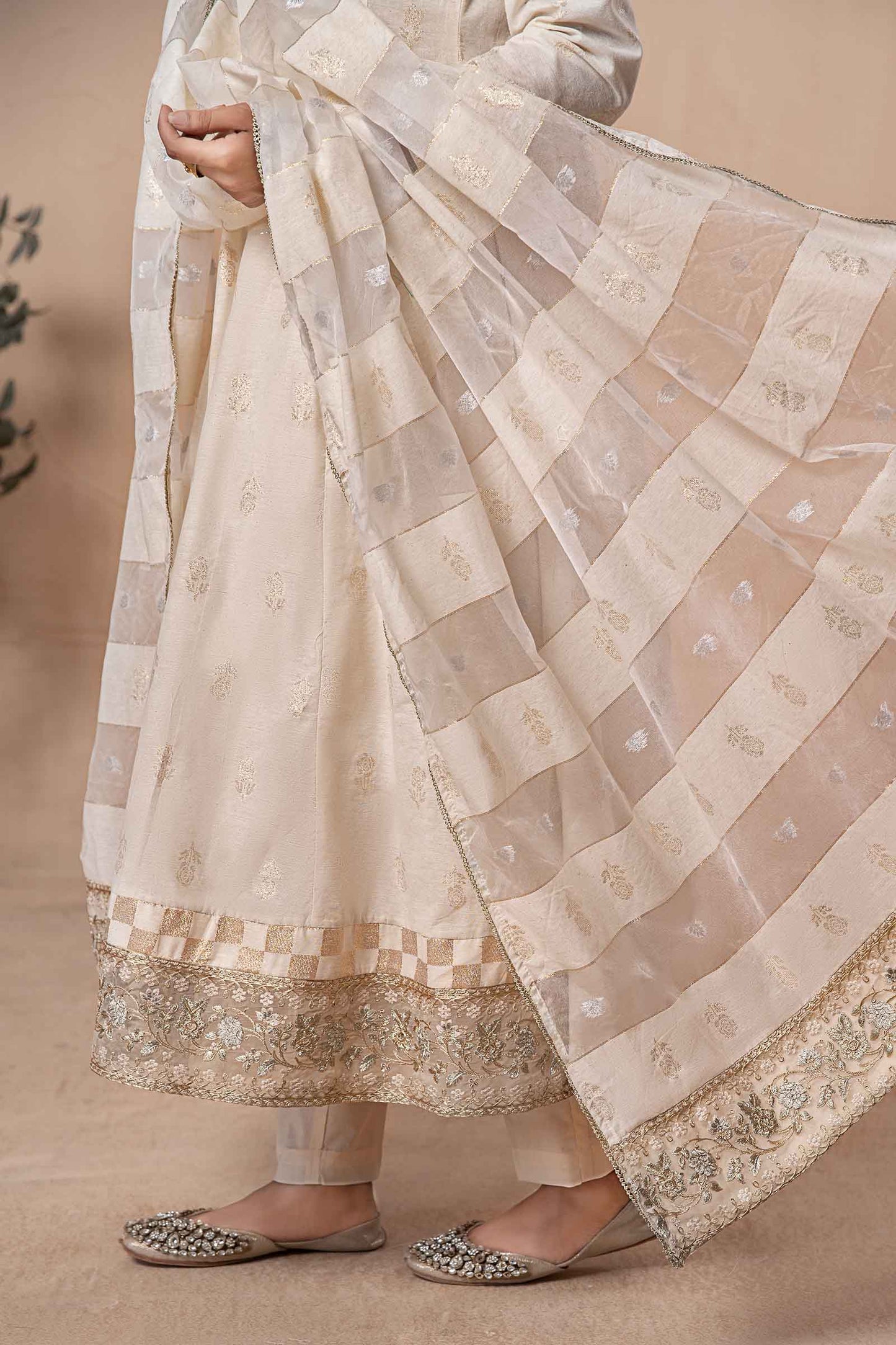 3 Piece Dyed Khadi Karandi Suit