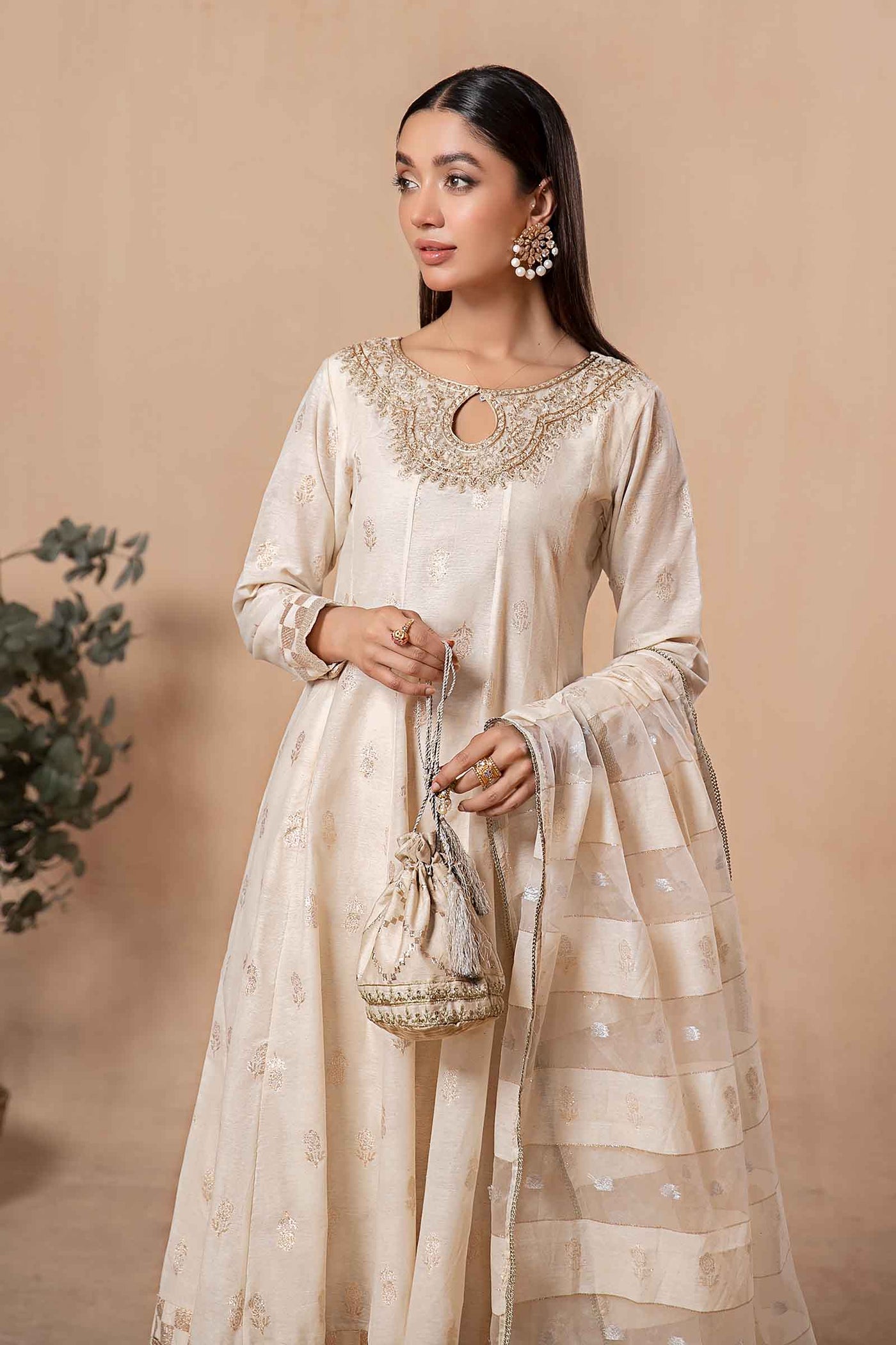 3 Piece Dyed Khadi Karandi Suit