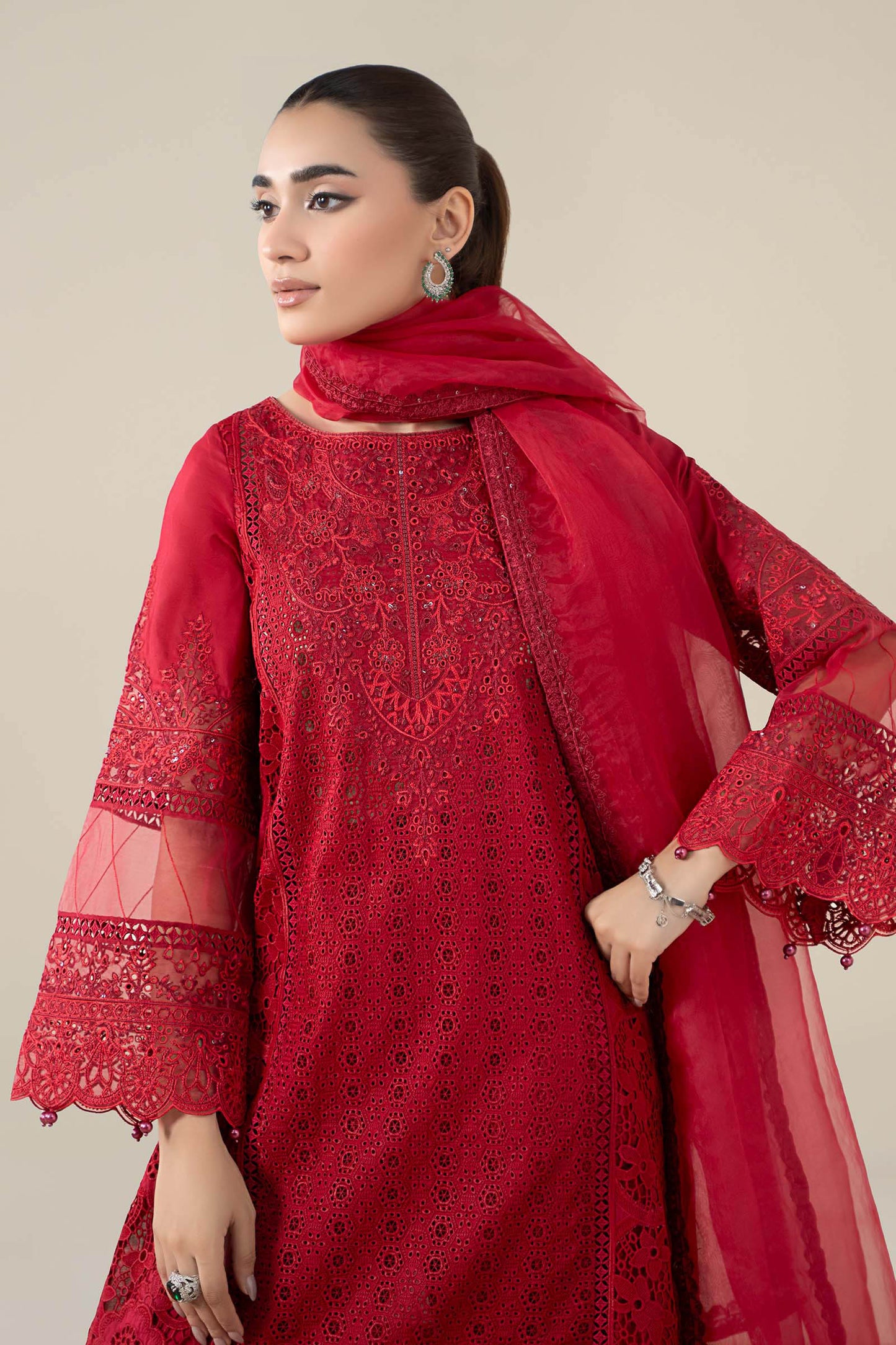 3 Piece Embroidered Lawn Suit