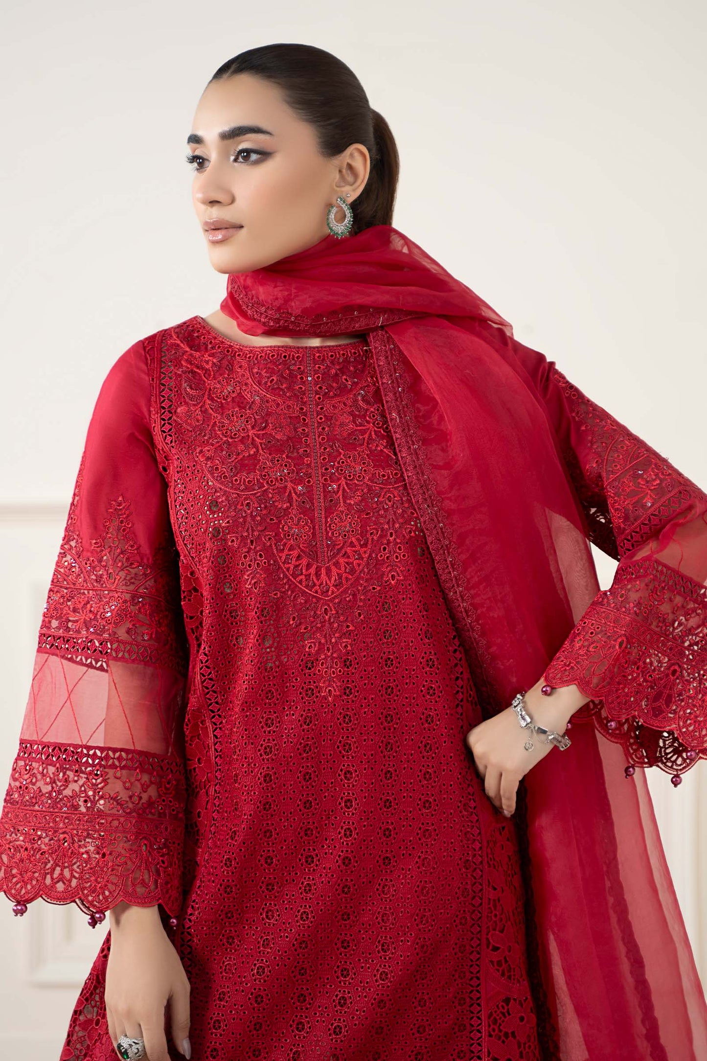 3 Piece Embroidered Lawn Suit