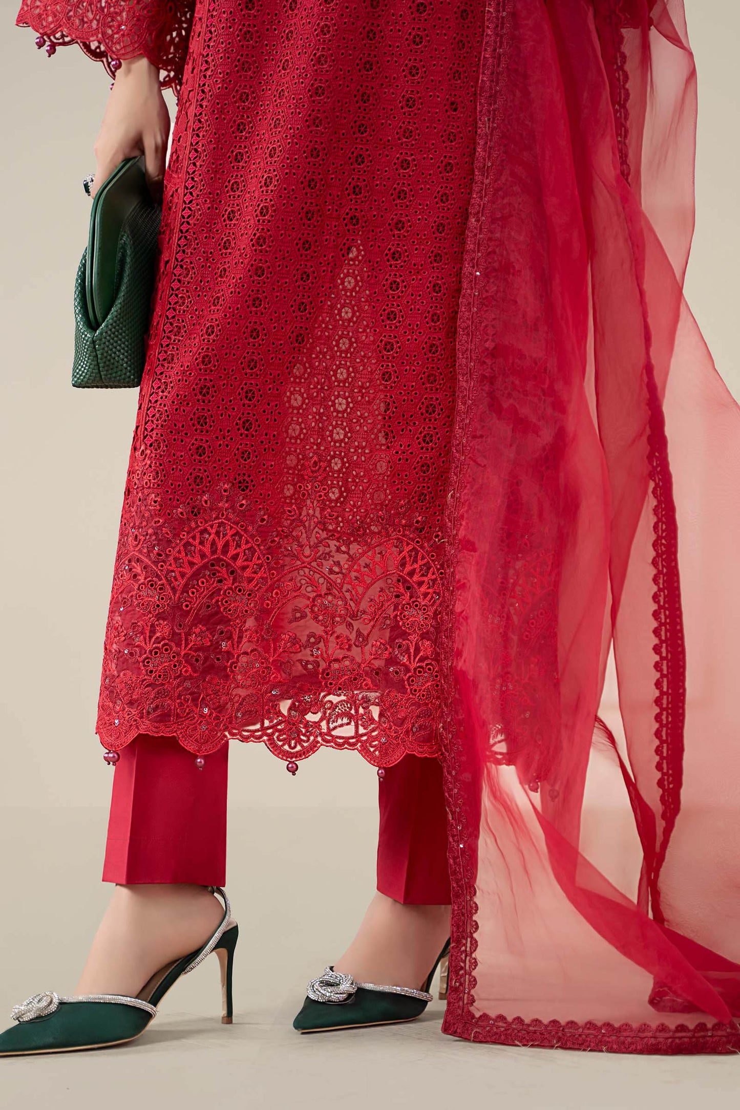 3 Piece Embroidered Lawn Suit