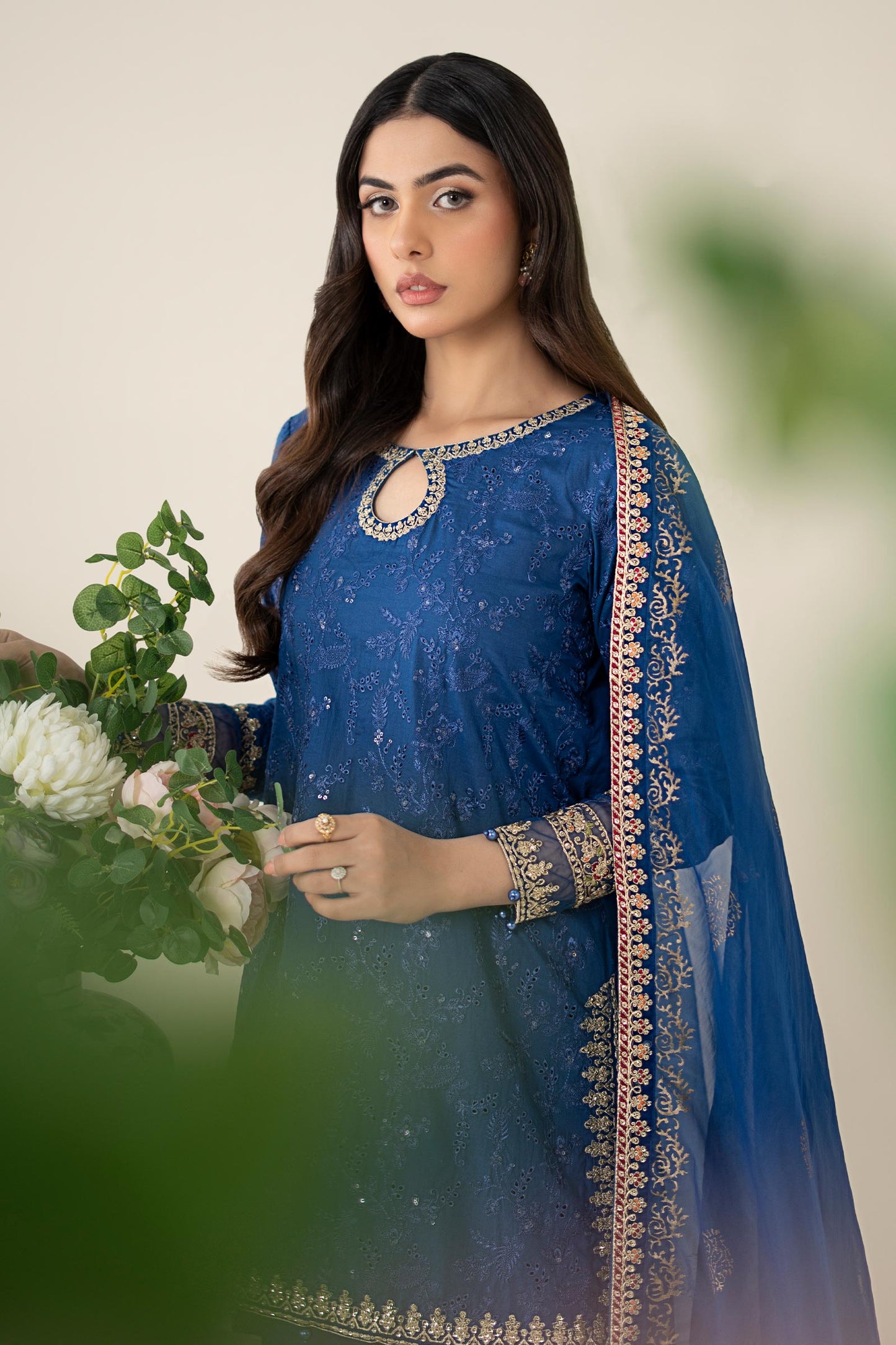 3 Piece Embroidered Lawn Suit