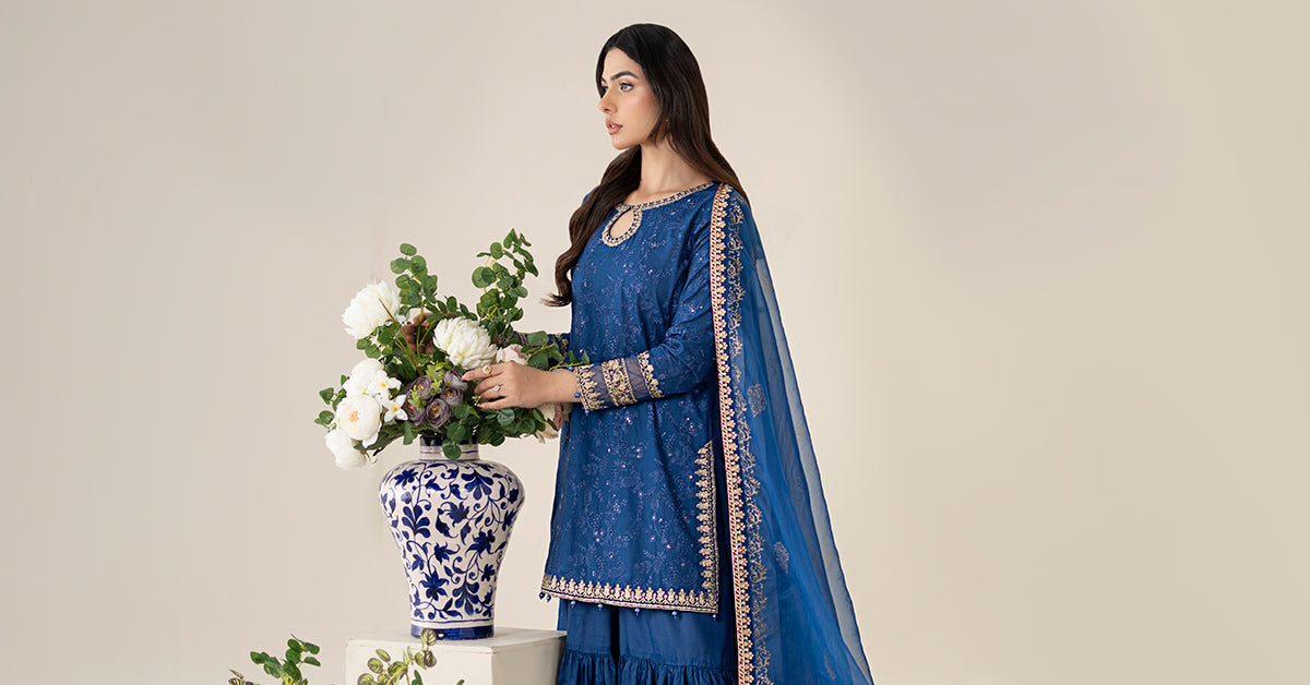 3 Piece Embroidered Lawn Suit