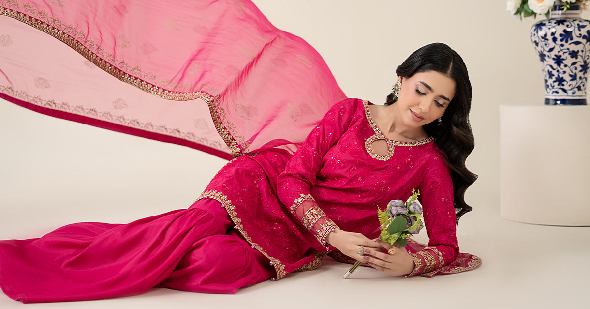 3 Piece Embroidered Lawn Suit