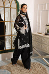 3 Piece Embroidered Cotton Net Suit