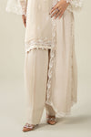 3 Piece Embroidered Cotton Net Suit