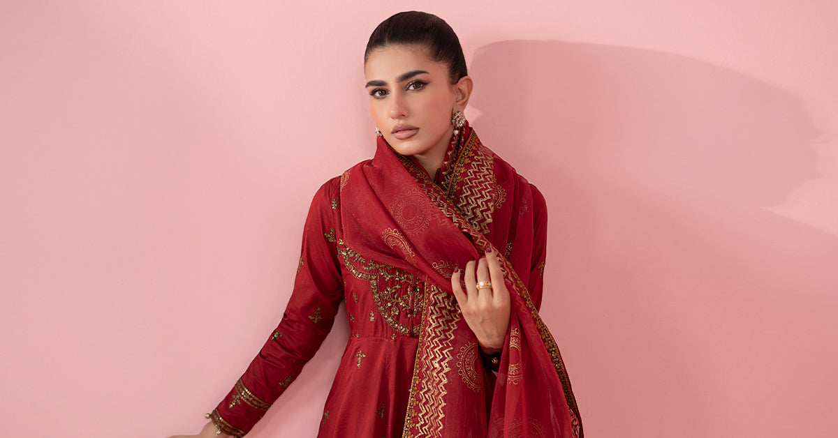 3 Piece Embroidered Lawn Suit