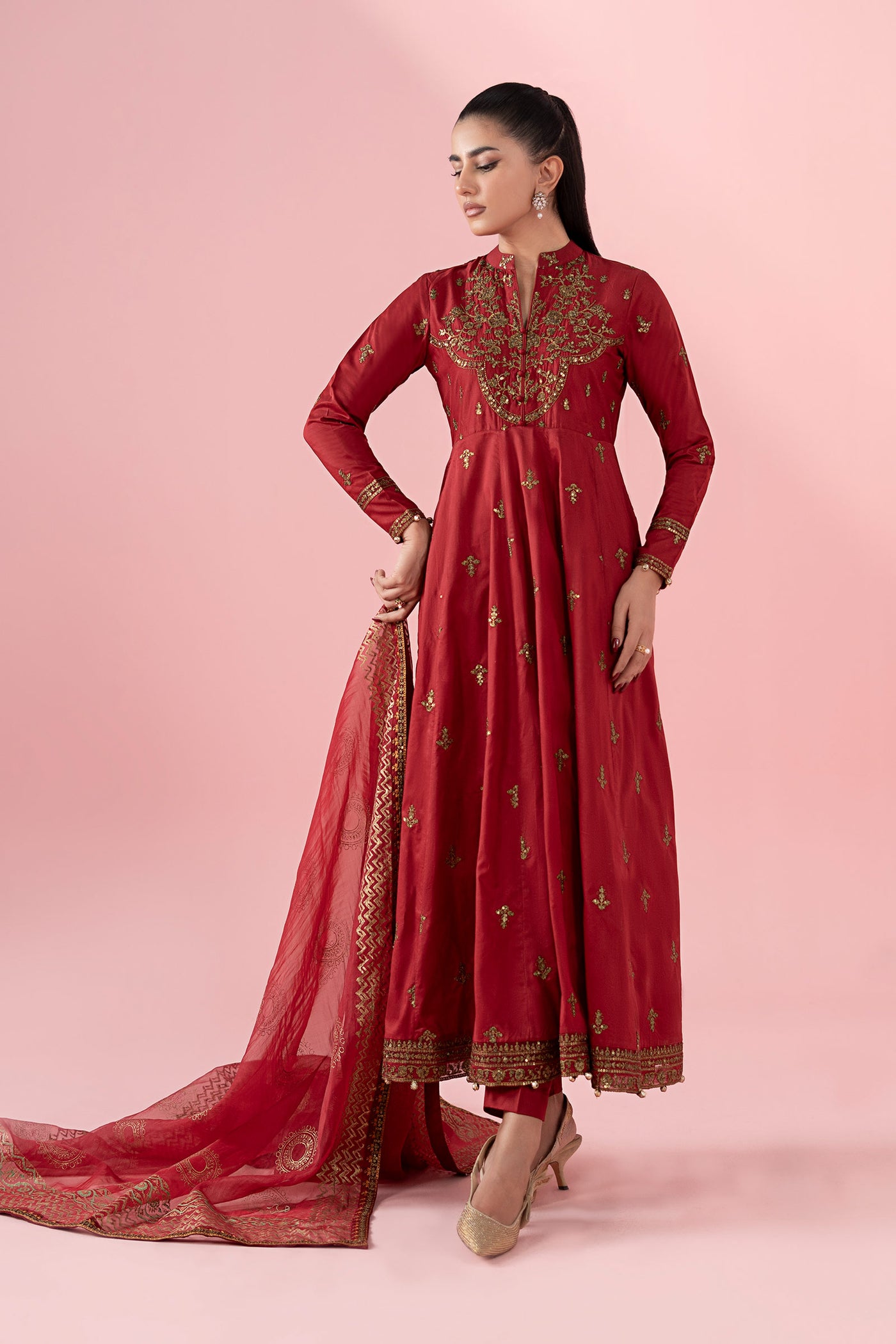 3 Piece Embroidered Lawn Suit