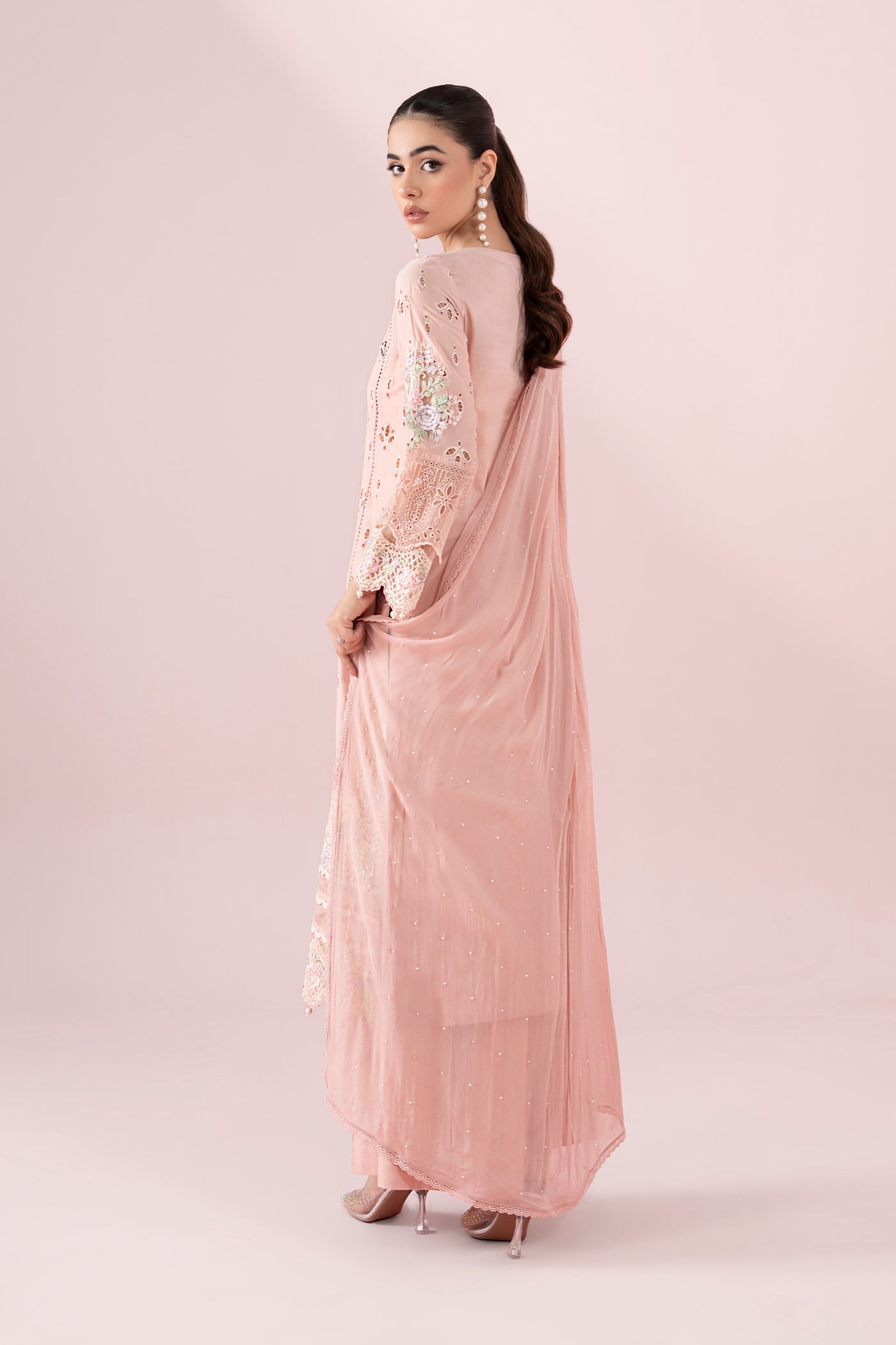 3 Piece Embroidered Lawn Suit |  DW-EA25-15