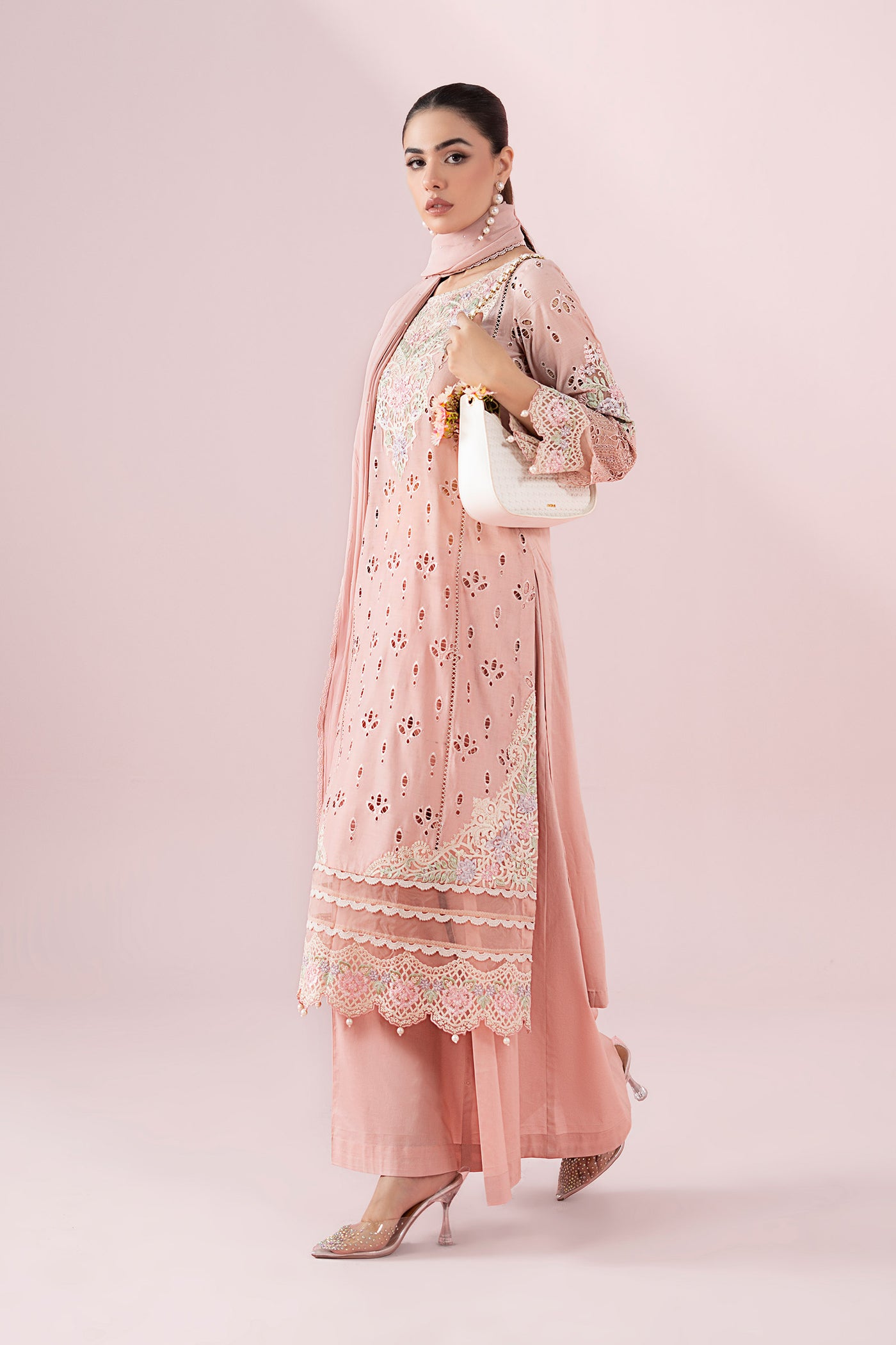 3 Piece Embroidered Lawn Suit |  DW-EA25-15