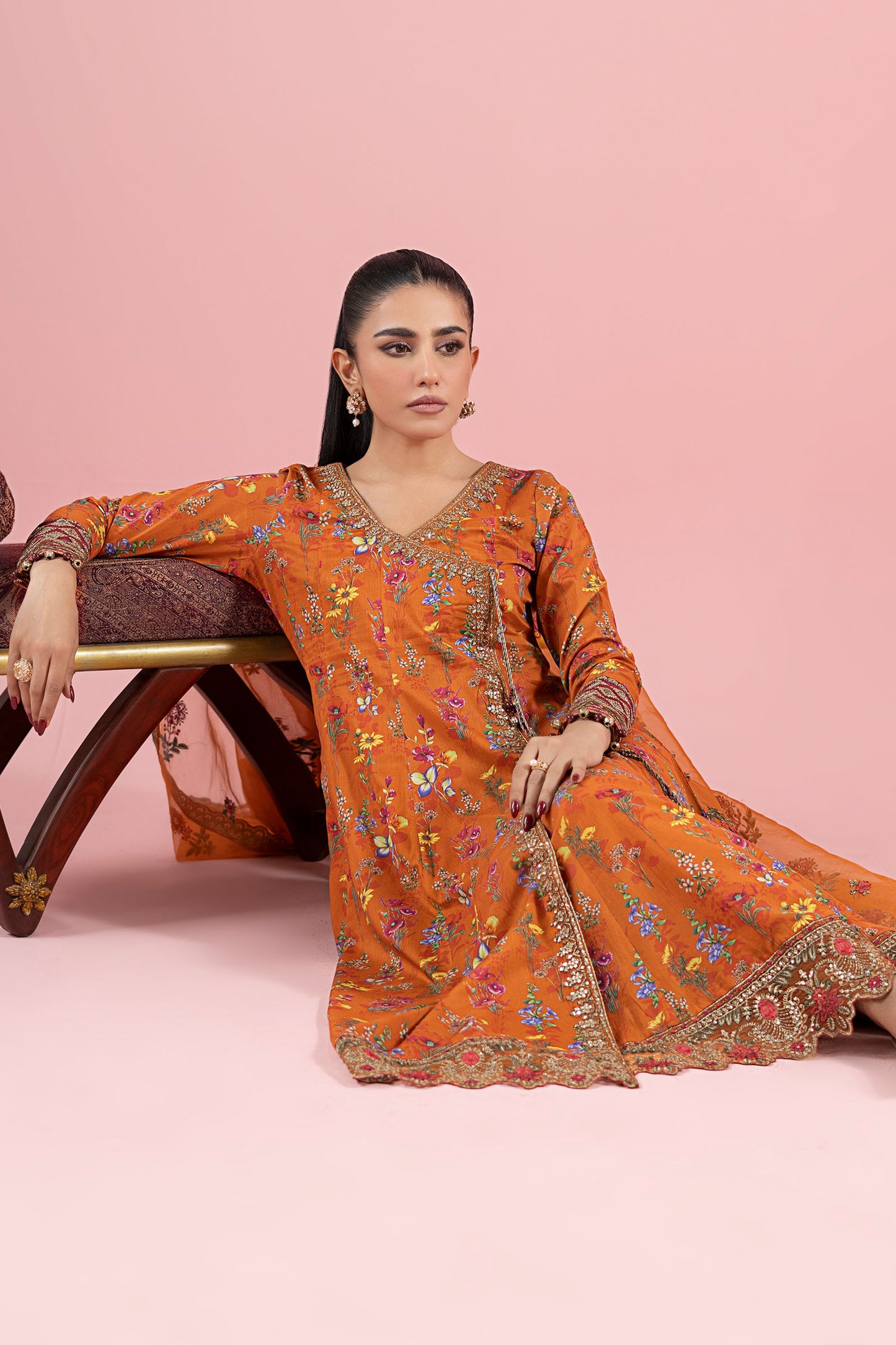 3 Piece Embroidered Lawn Suit