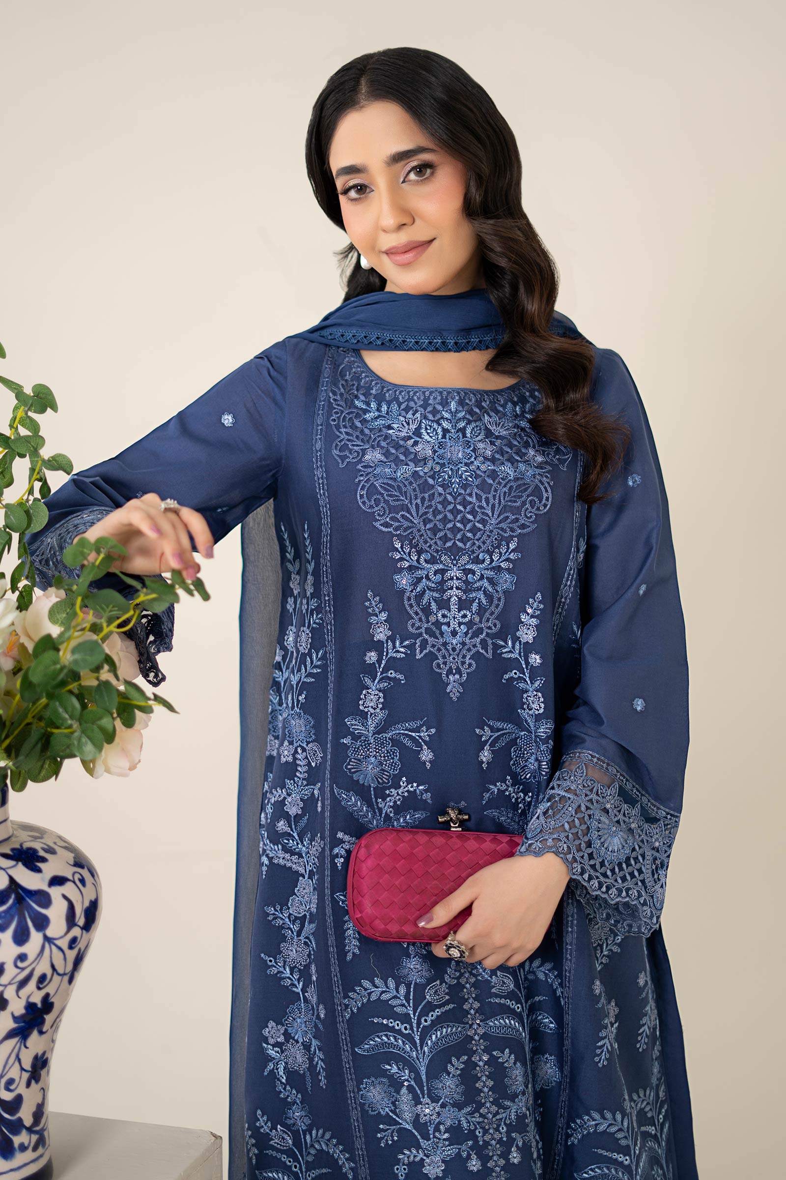 3 Piece Embroidered Lawn Suit