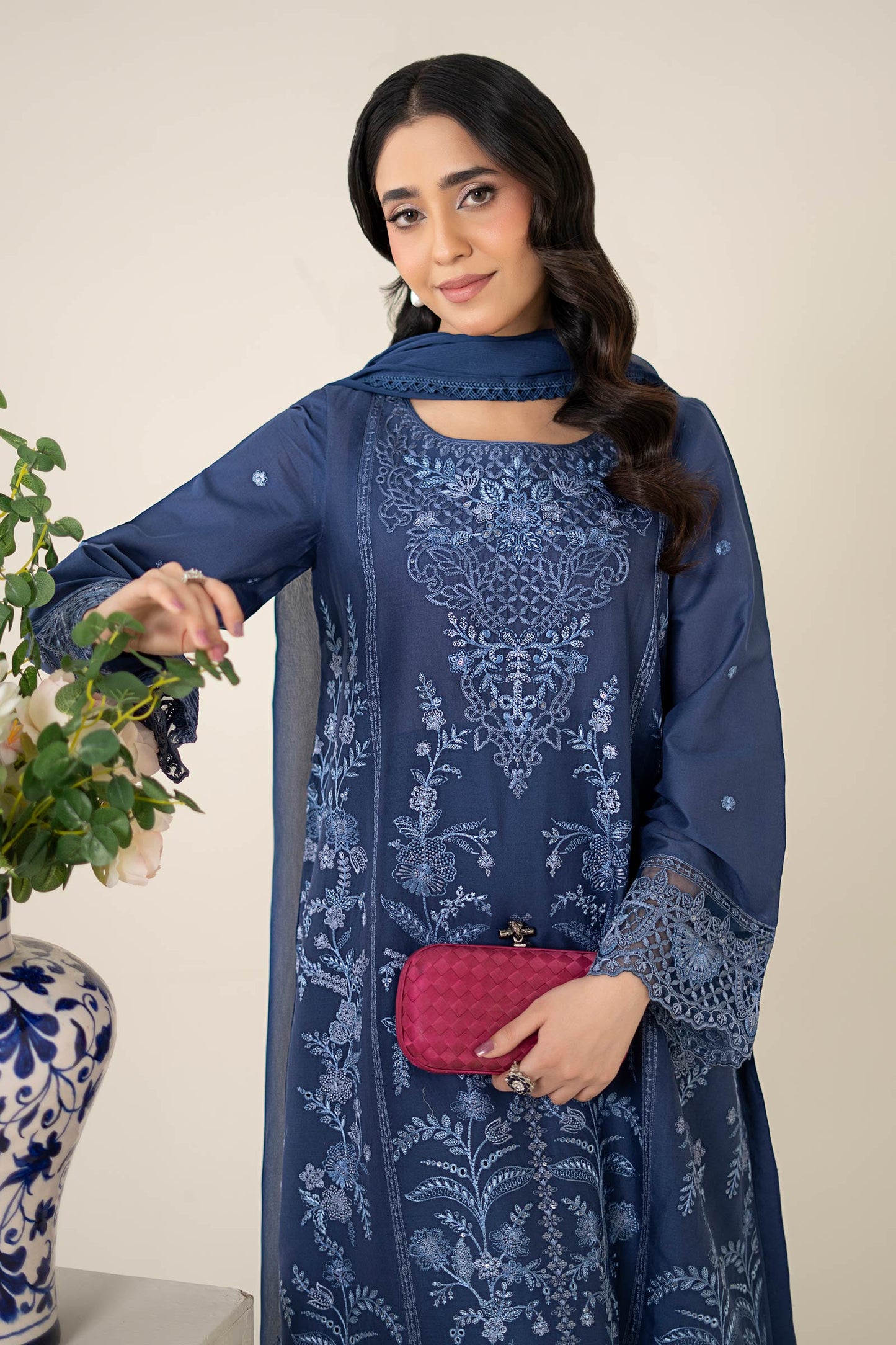 3 Piece Embroidered Lawn Suit