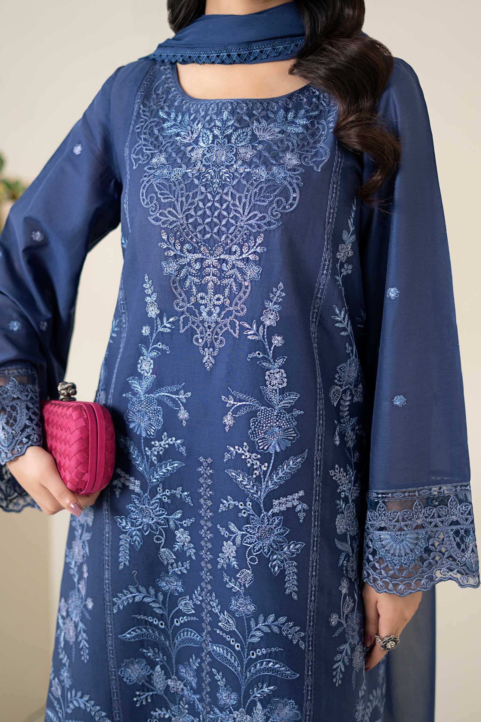 3 Piece Embroidered Lawn Suit