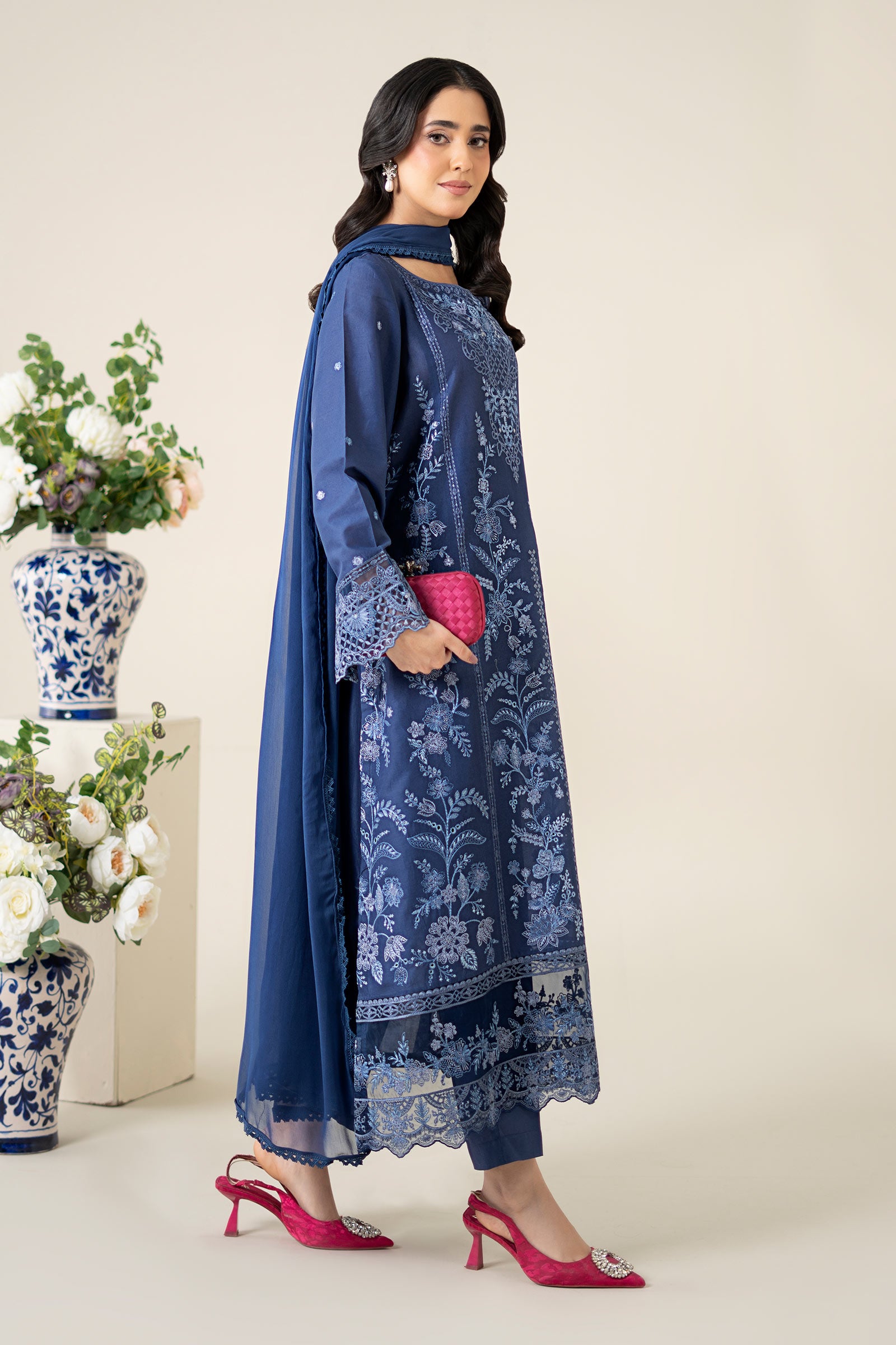 3 Piece Embroidered Lawn Suit
