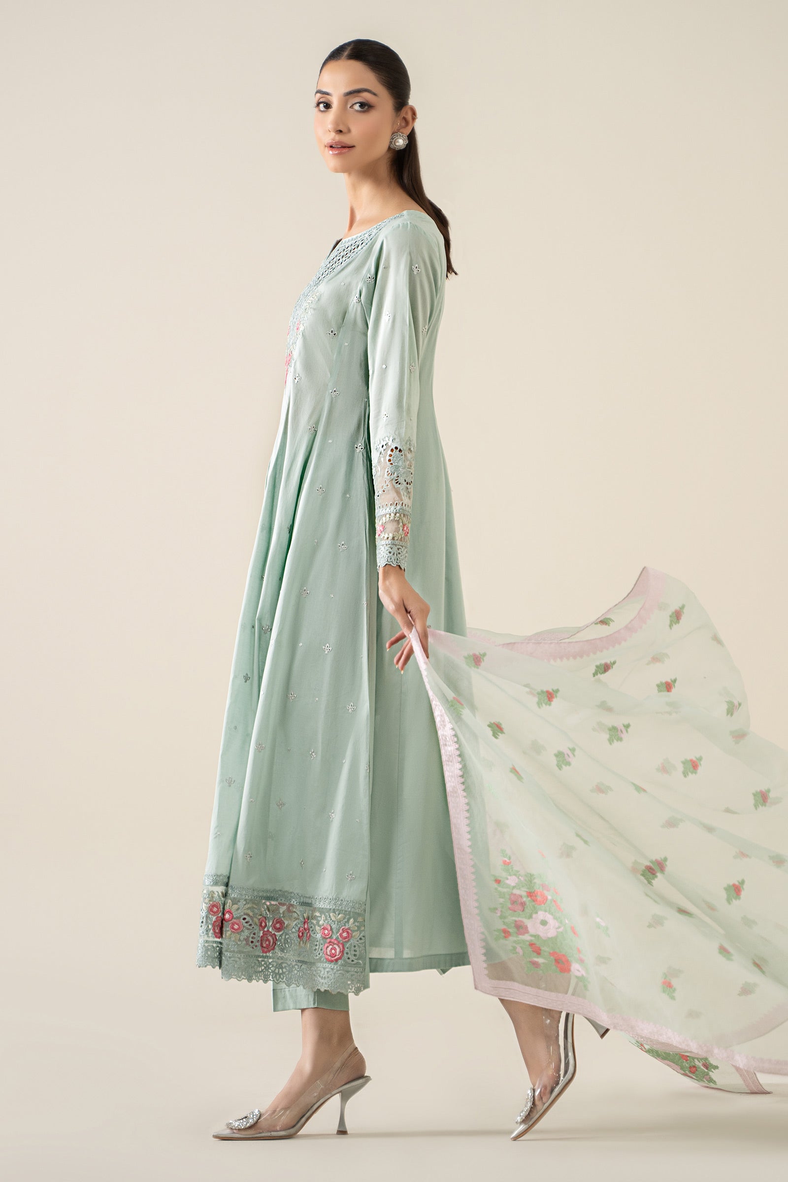 3 Piece Embroidered Lawn Suit