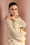 3 Piece Embroidered Cotton Net Suit