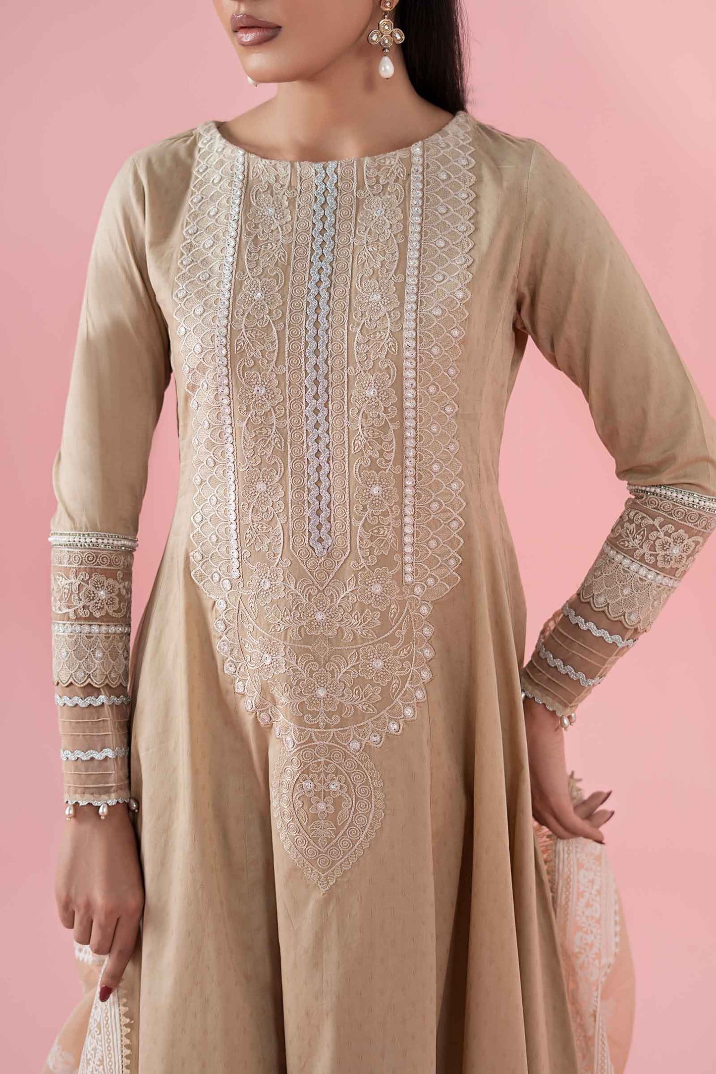 3 Piece Embroidered Lawn Suit