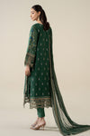 3 Piece Embroidered Jacquard Suit