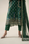 3 Piece Embroidered Jacquard Suit