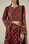 3 Piece Embroidered Jacquard Suit