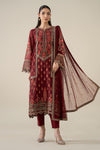 3 Piece Embroidered Jacquard Suit