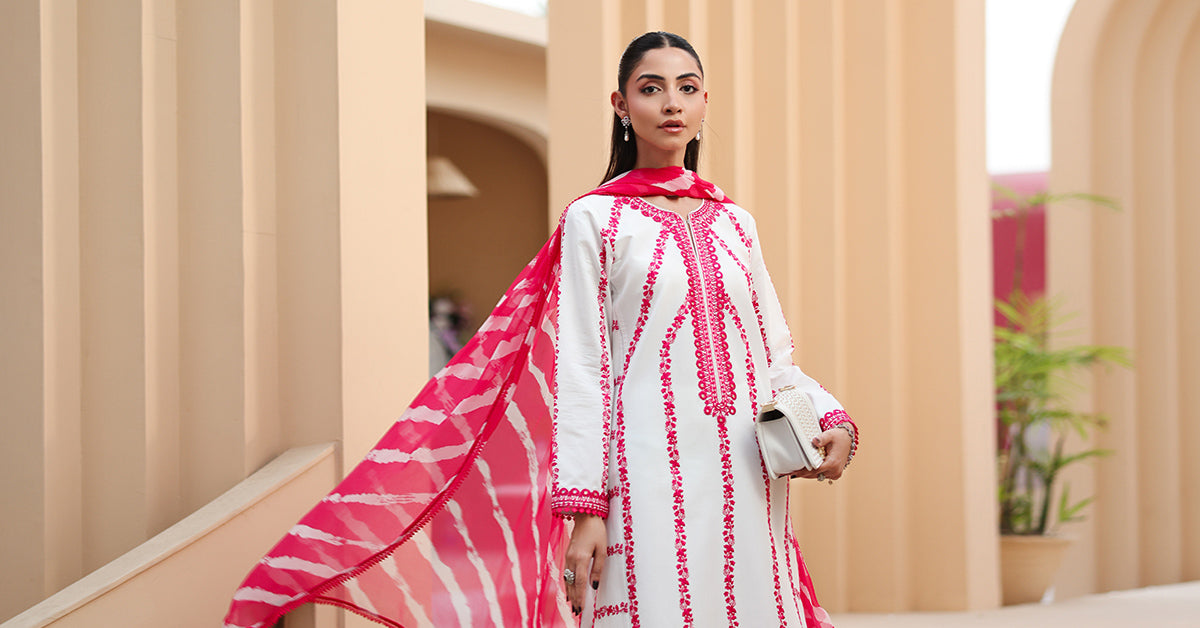 3 Piece Embroidered Lawn Suit