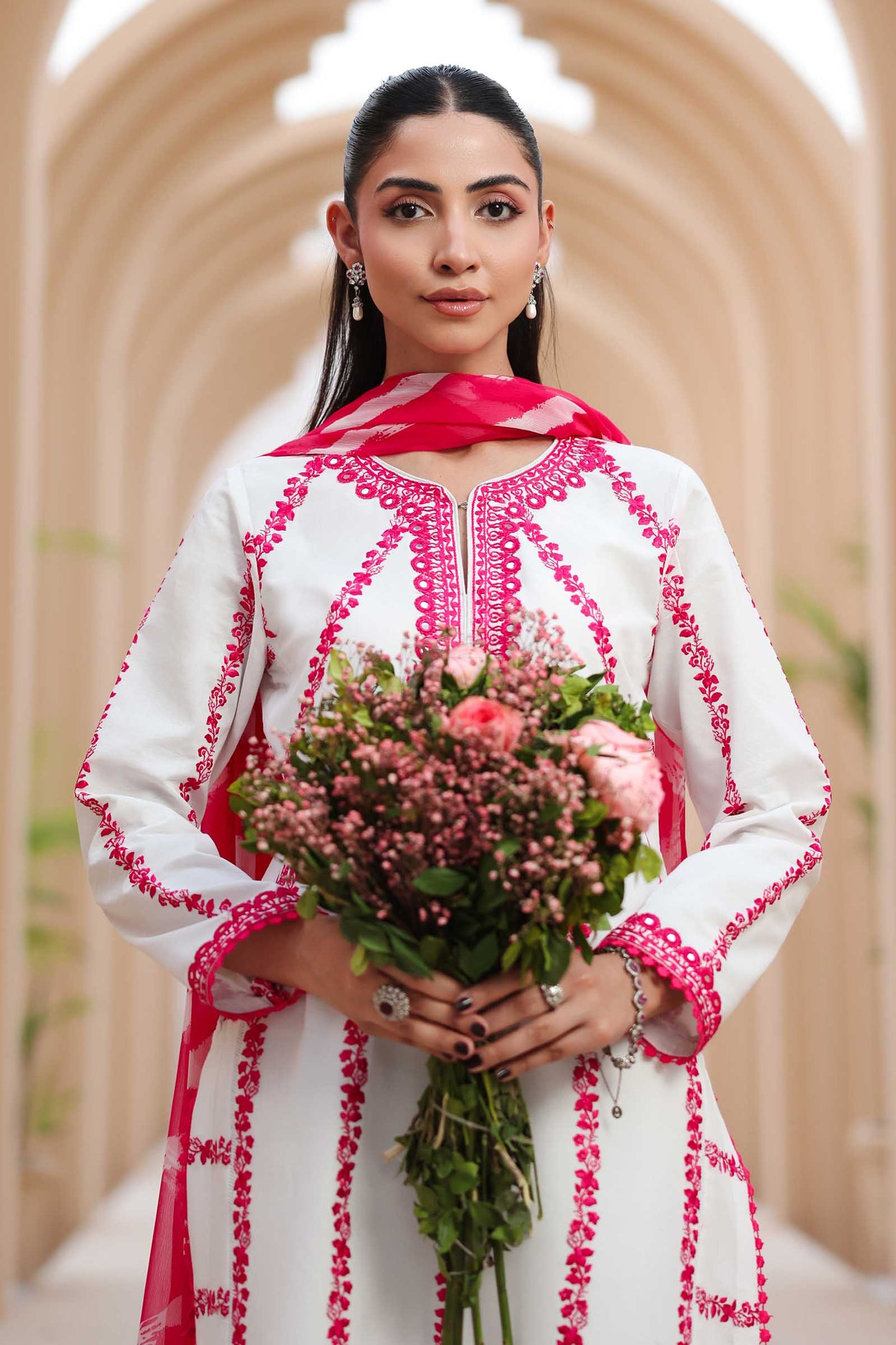 3 Piece Embroidered Lawn Suit