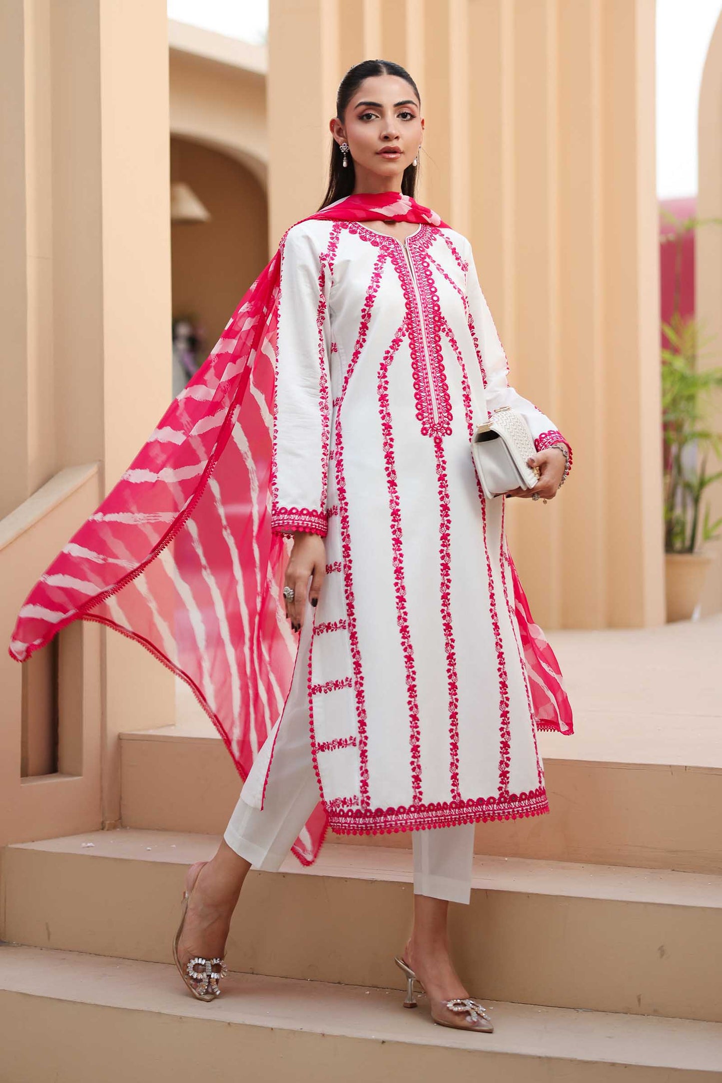 3 Piece Embroidered Lawn Suit