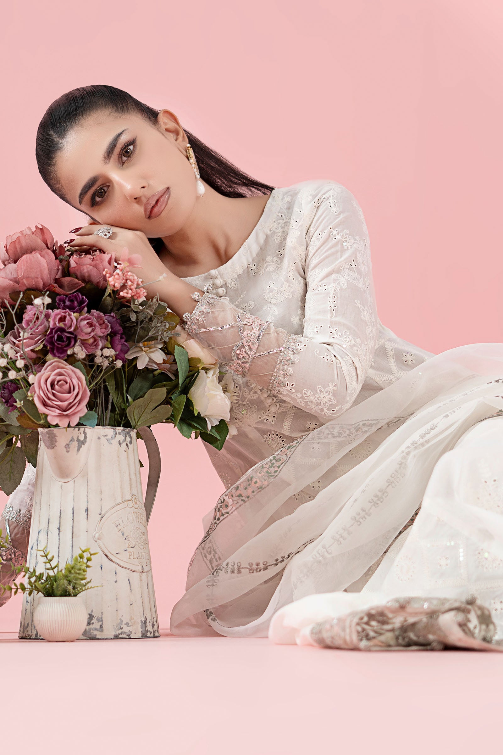 3 Piece Embroidered Lawn Suit