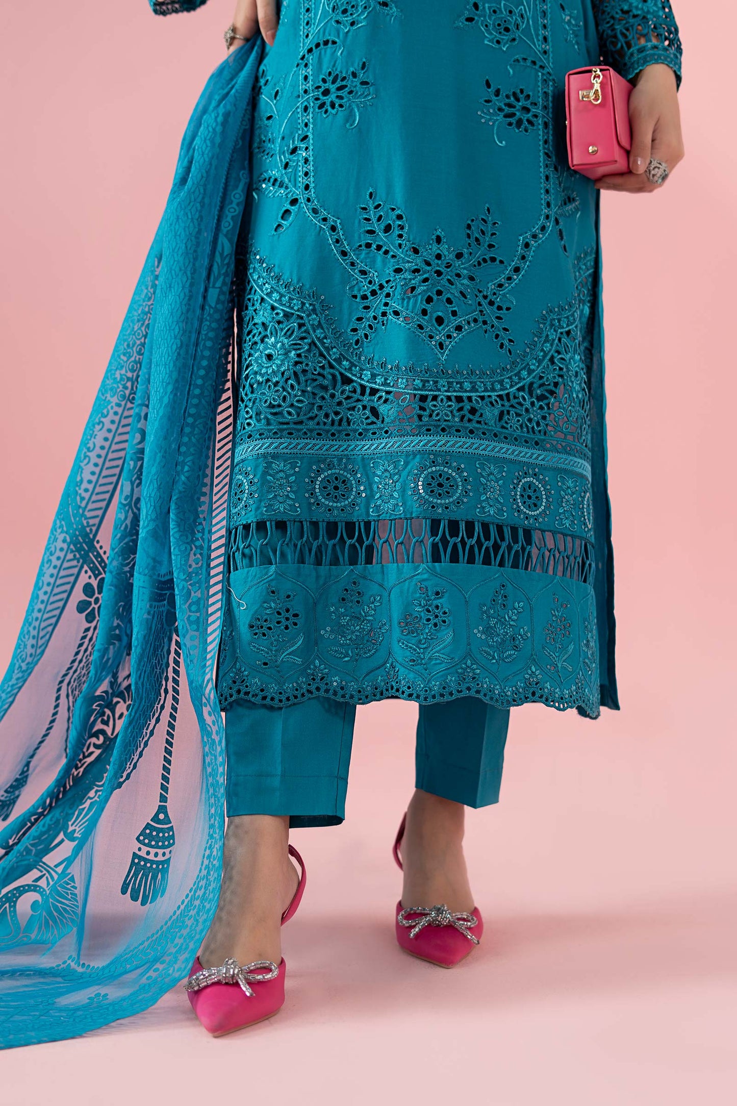 3 Piece Embroidered Lawn Suit