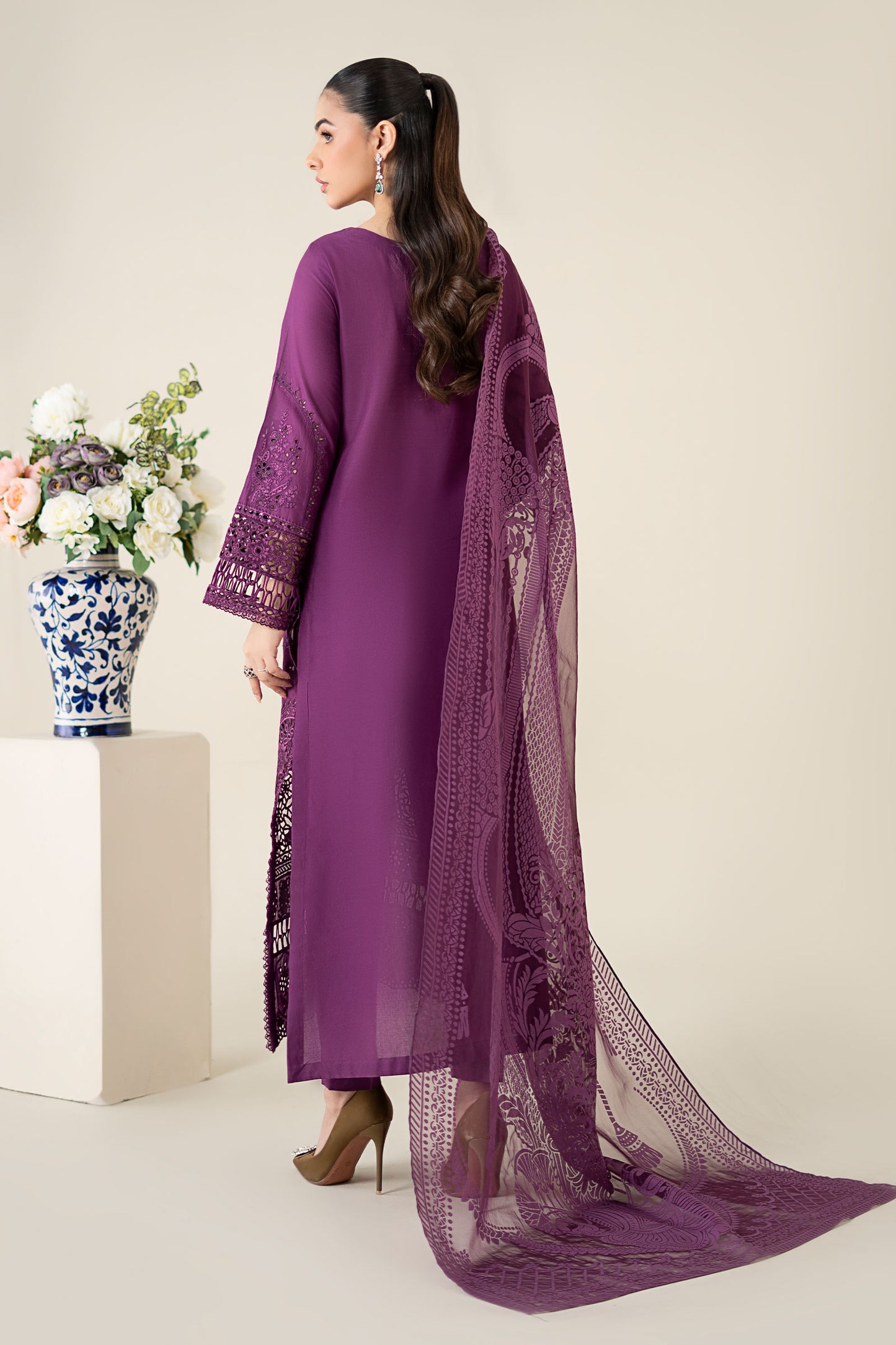 3 Piece Embroidered Lawn Suit