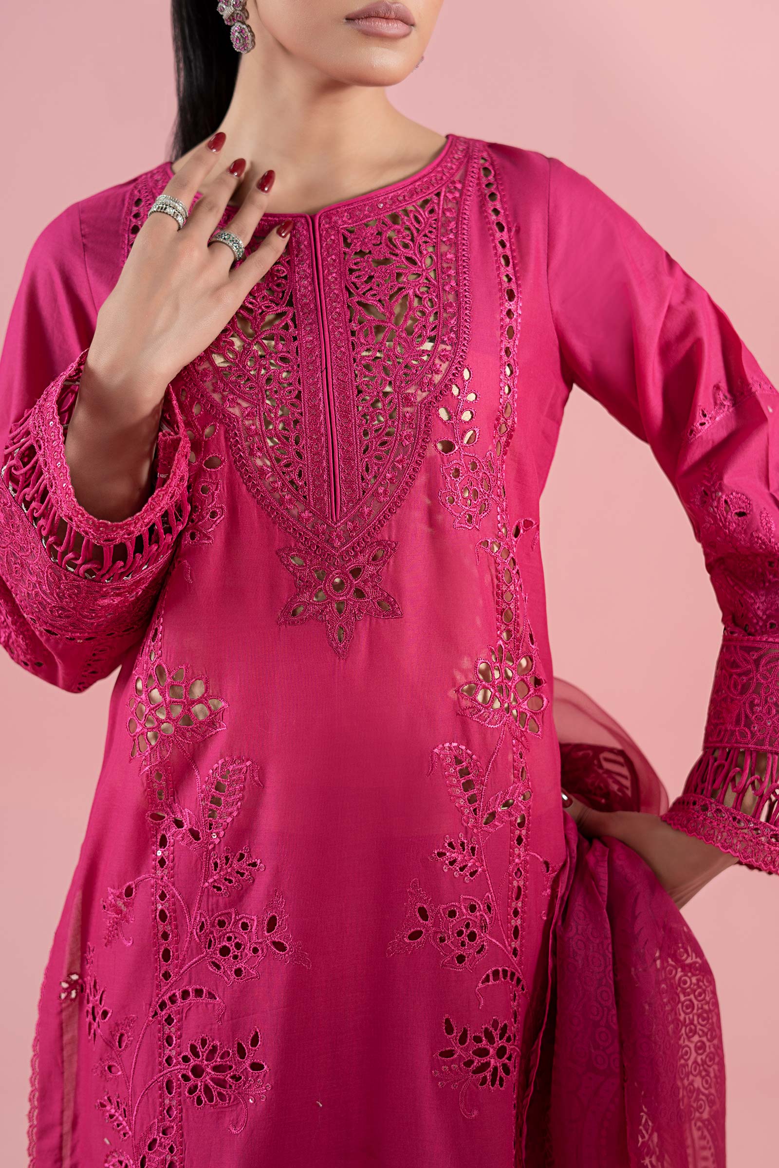 3 Piece Embroidered Lawn Suit