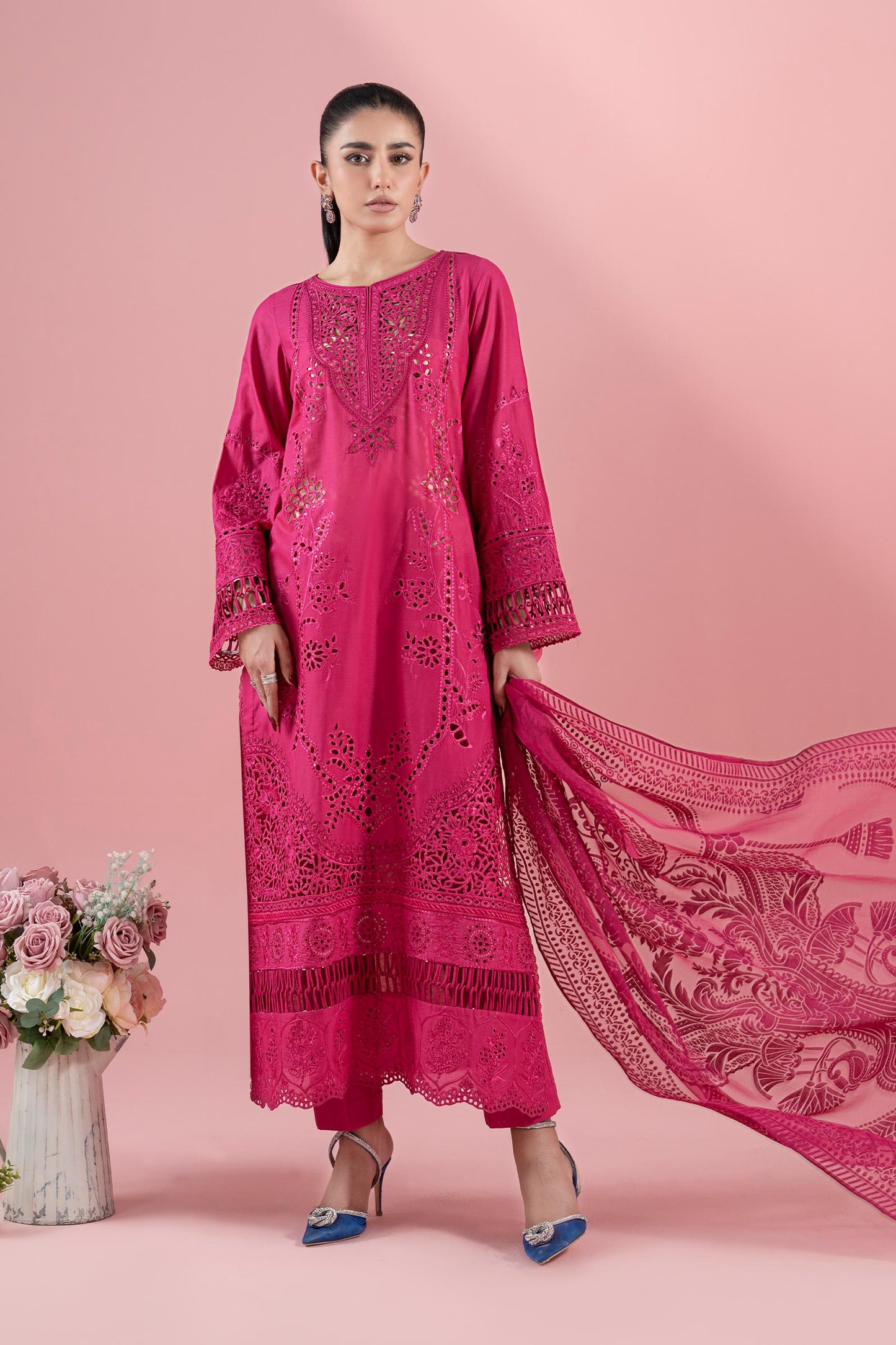 3 Piece Embroidered Lawn Suit