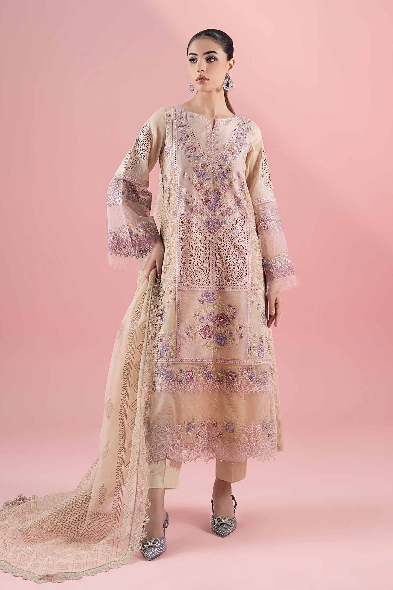 3 Piece Embroidered Masoori Lawn Suit