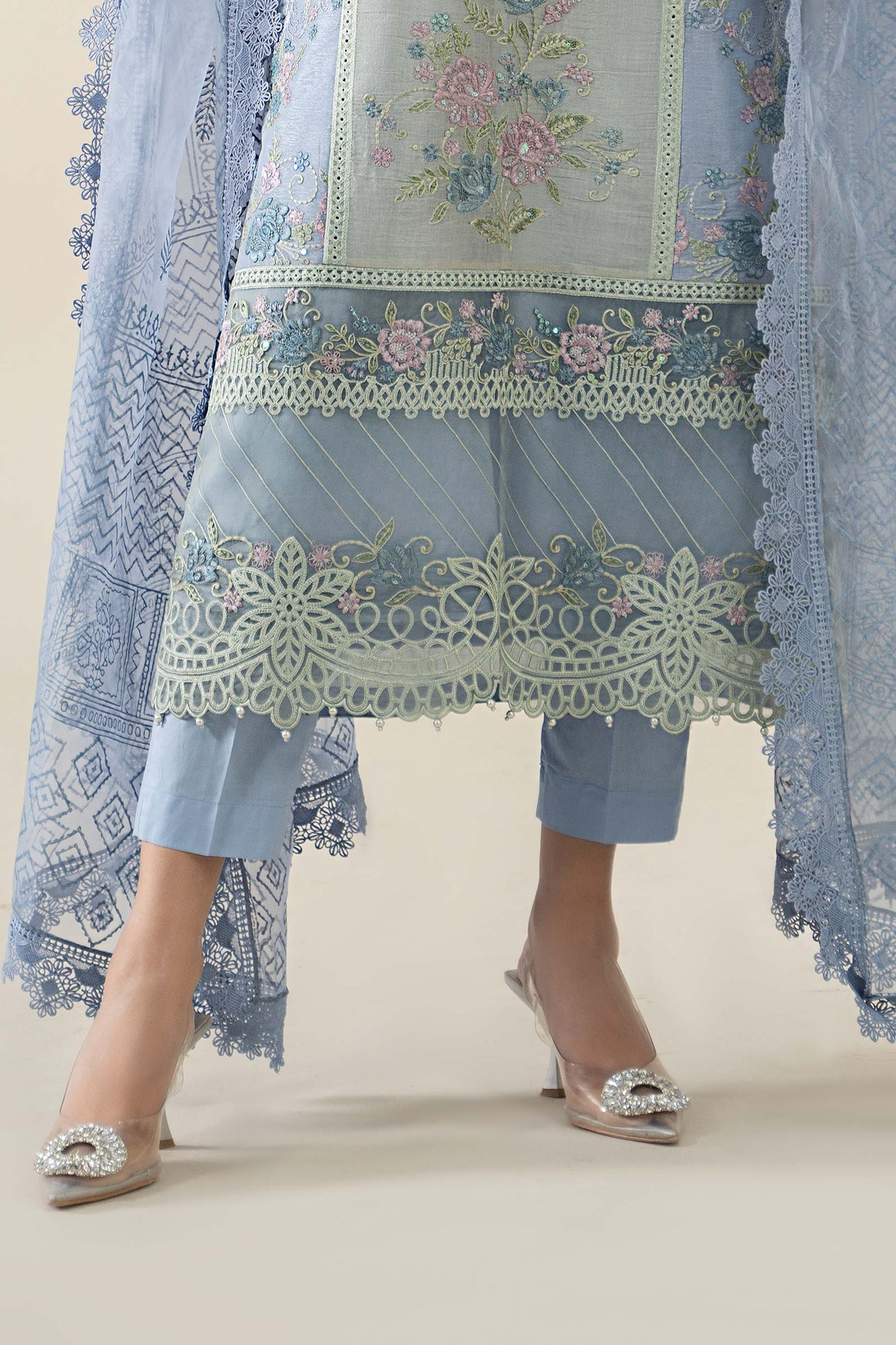 3 Piece Embroidered Masoori Lawn Suit