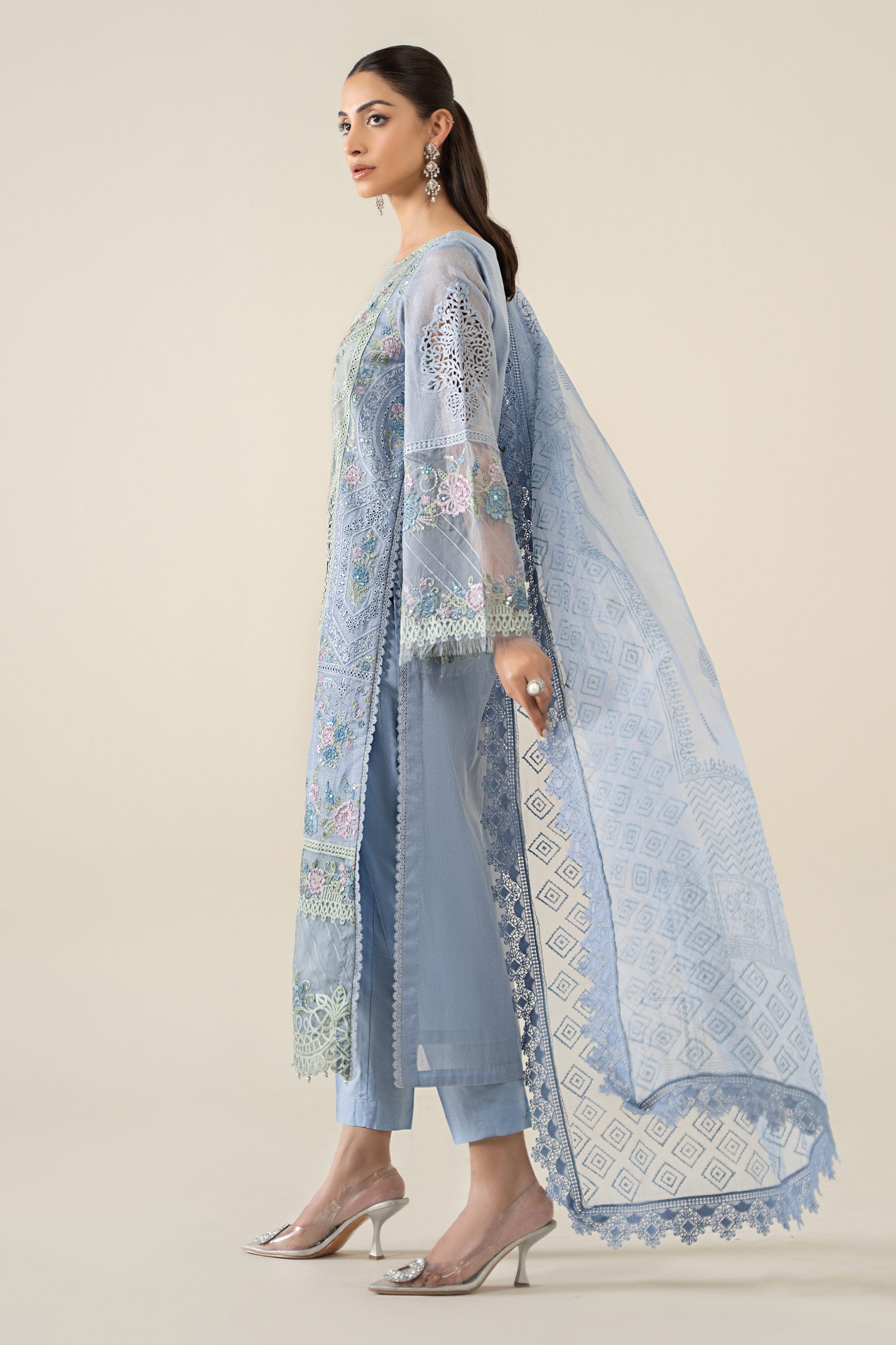 3 Piece Embroidered Masoori Lawn Suit