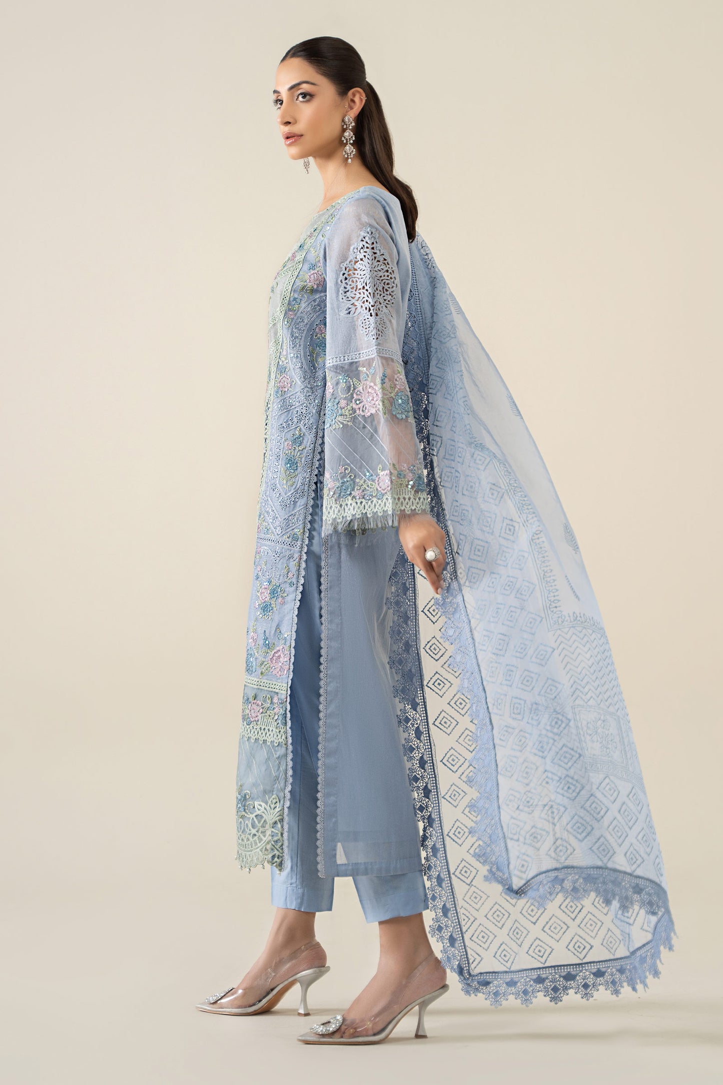 3 Piece Embroidered Masoori Lawn Suit