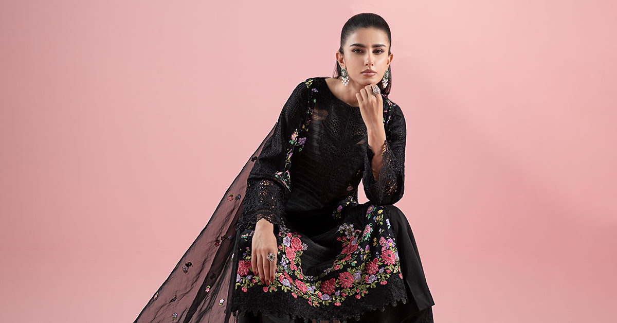 3 Piece Embroidered Lawn Suit