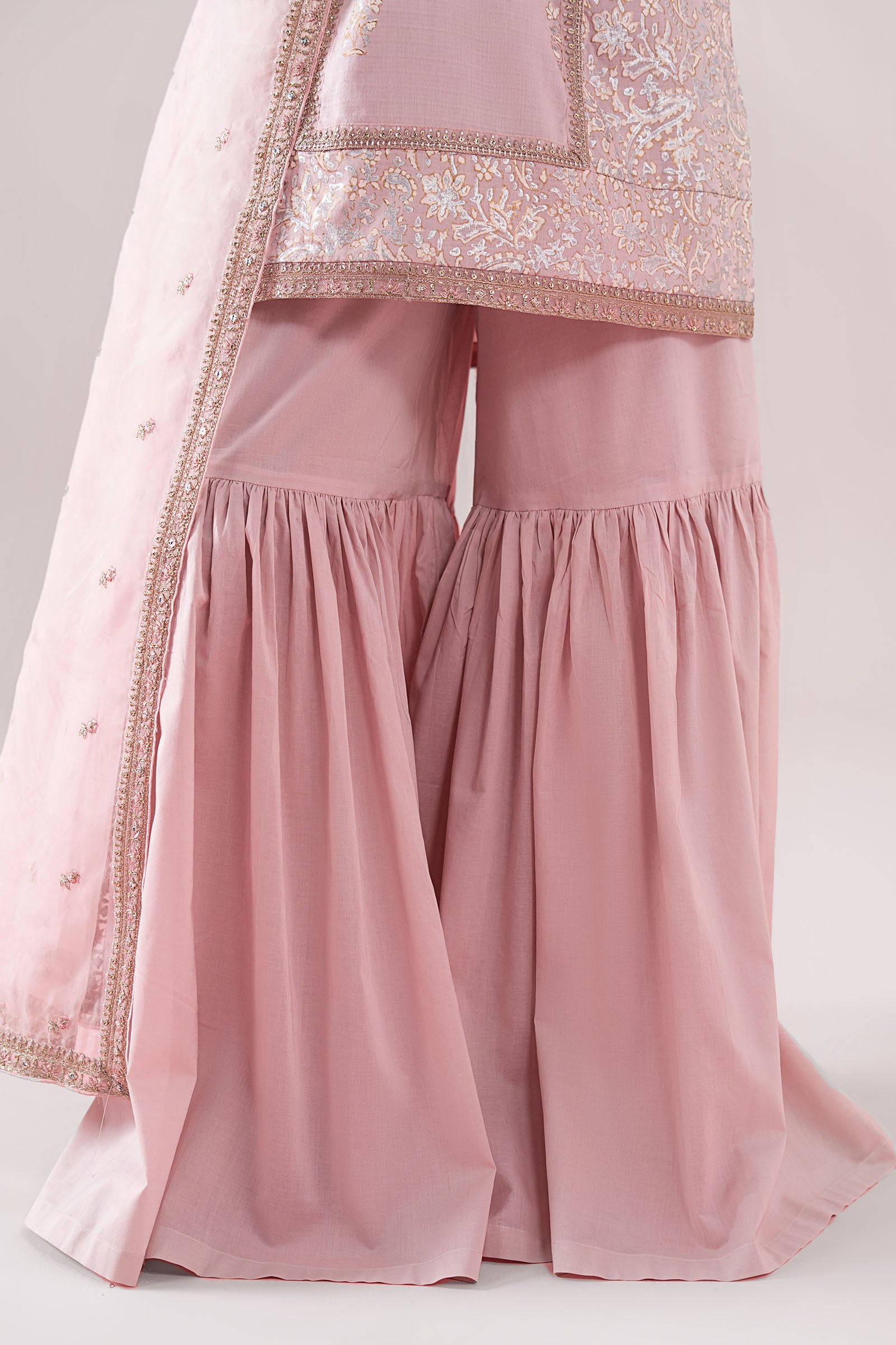 3 Piece Embroidered Dobby Suit