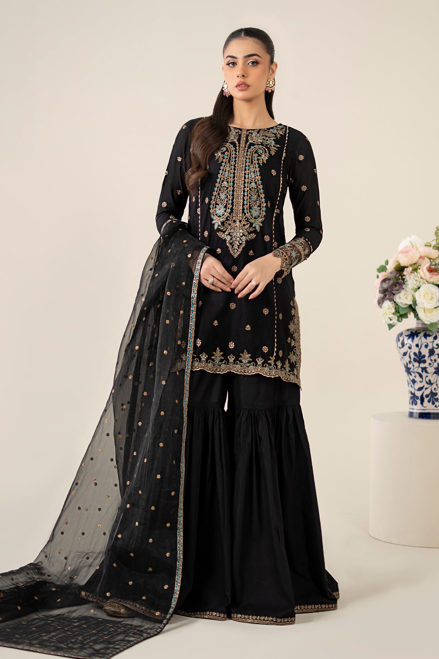 3 Piece Embroidered Lawn Suit