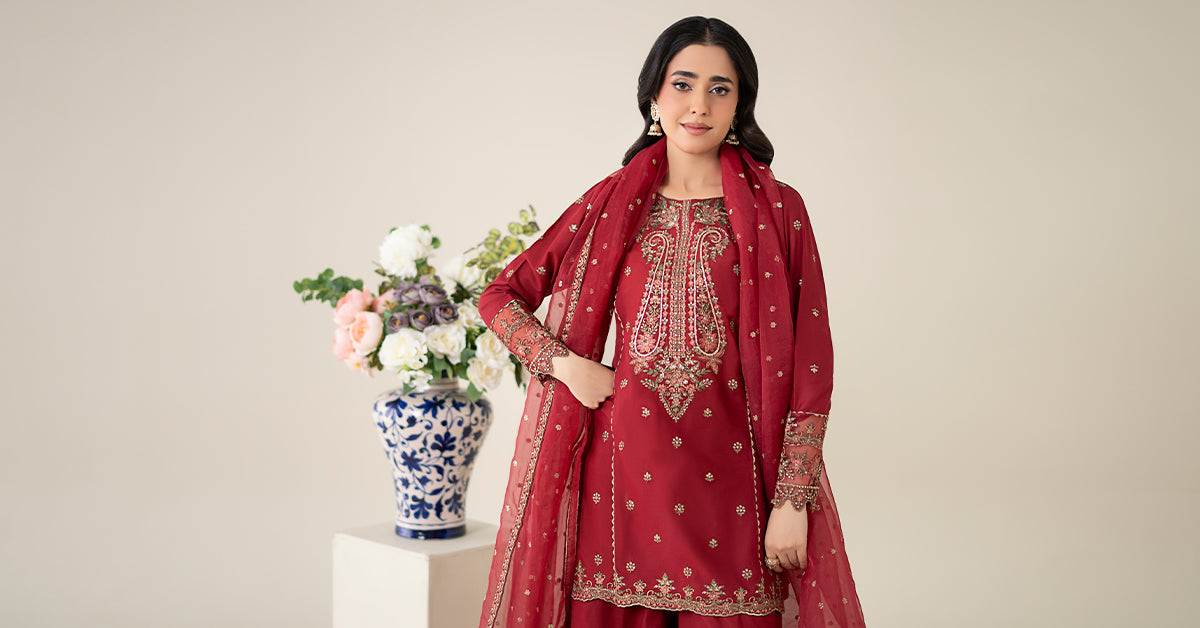 3 Piece Embroidered Lawn Suit