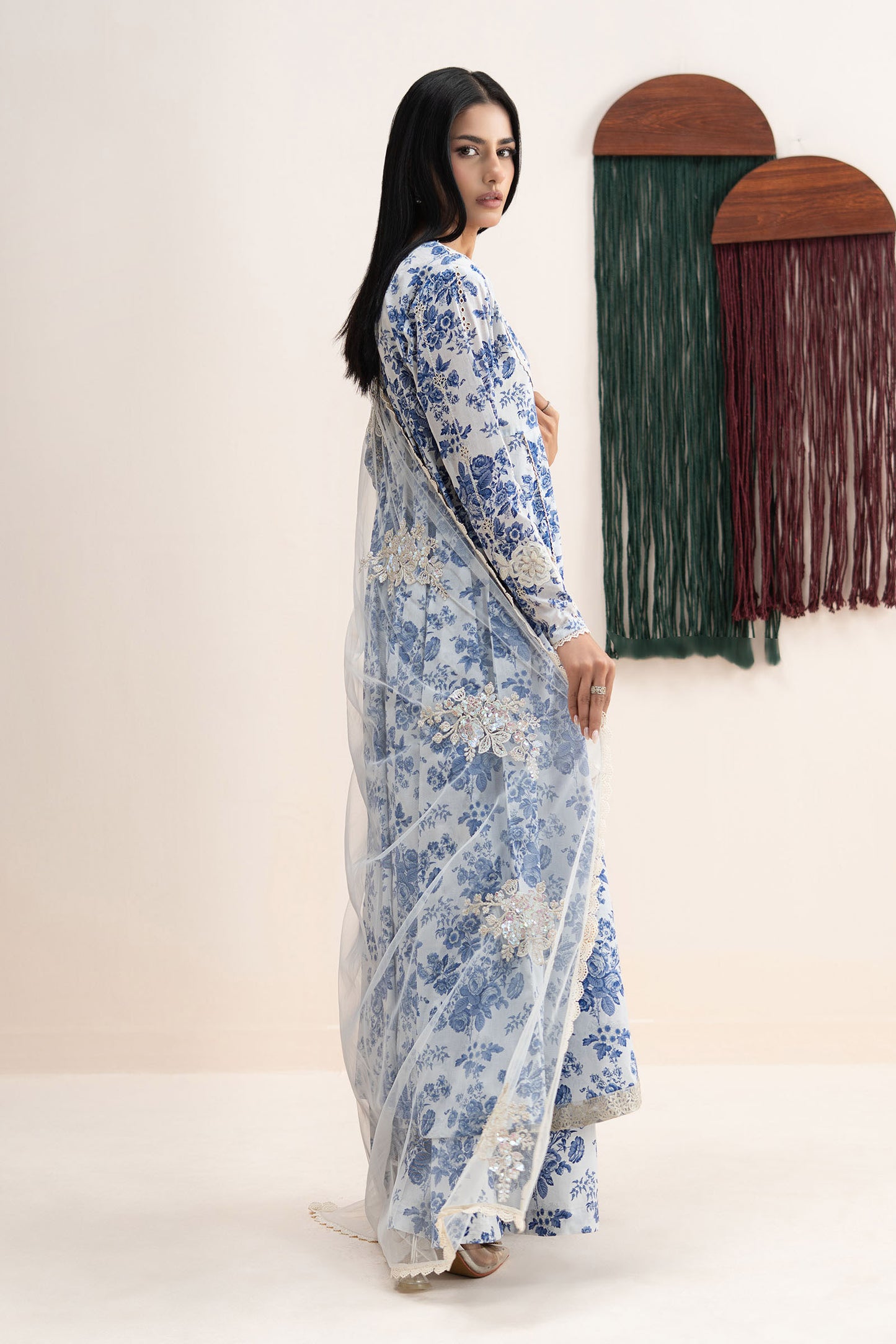 3 Piece Embroidered Lawn Suit