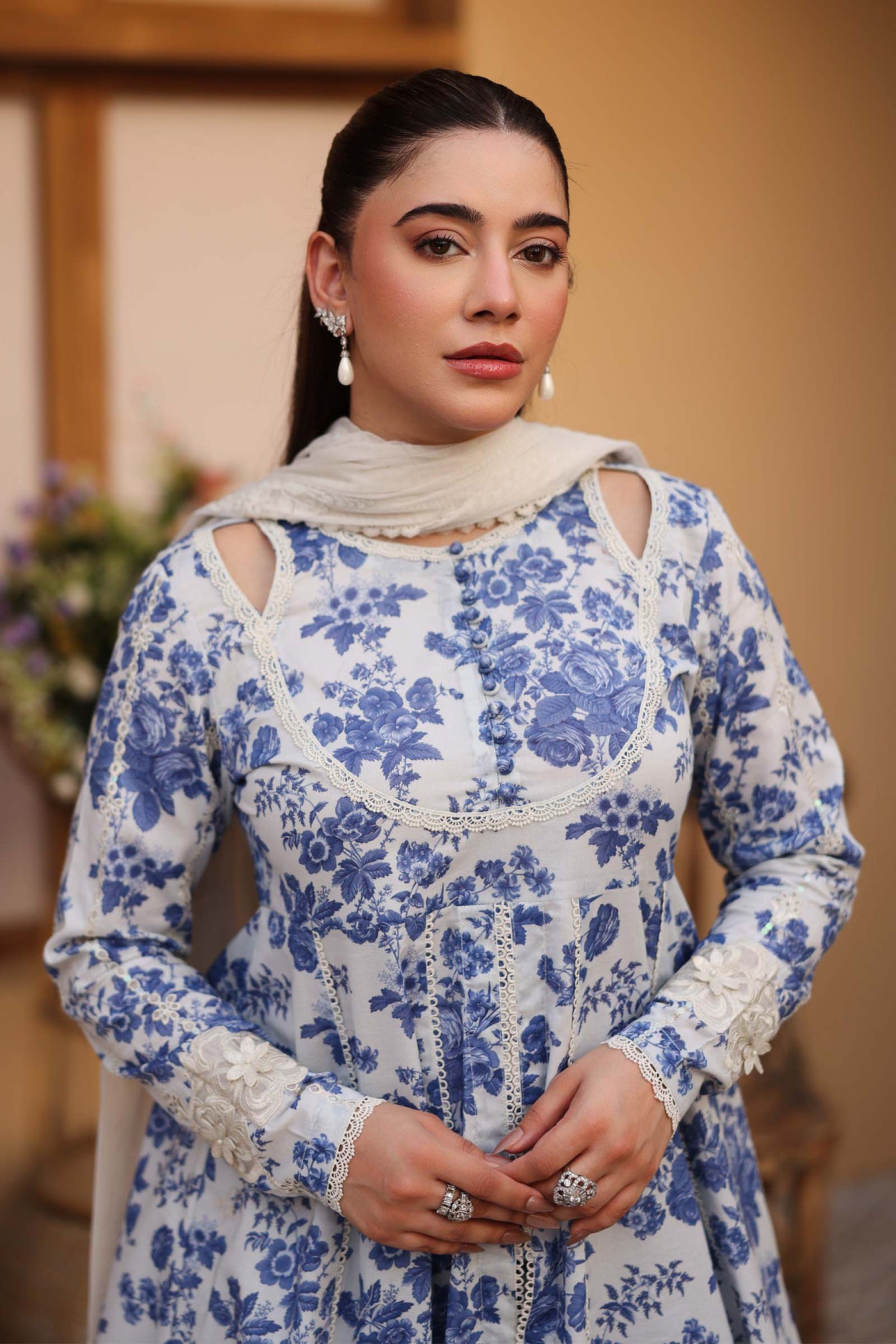 3 Piece Printed Lawn Suit |  DW-EA25-87