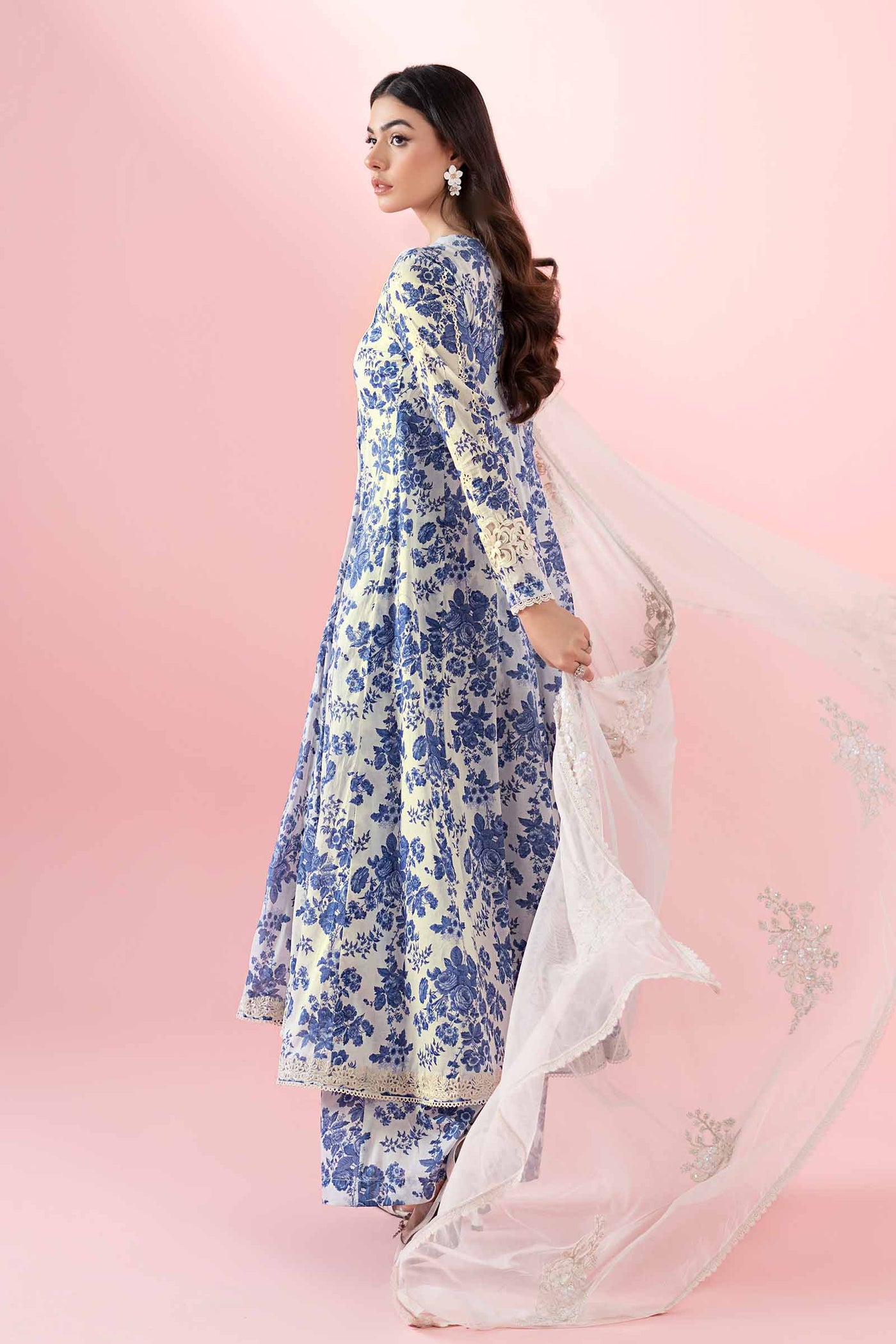 3 Piece Printed Lawn Suit |  DW-EA25-87
